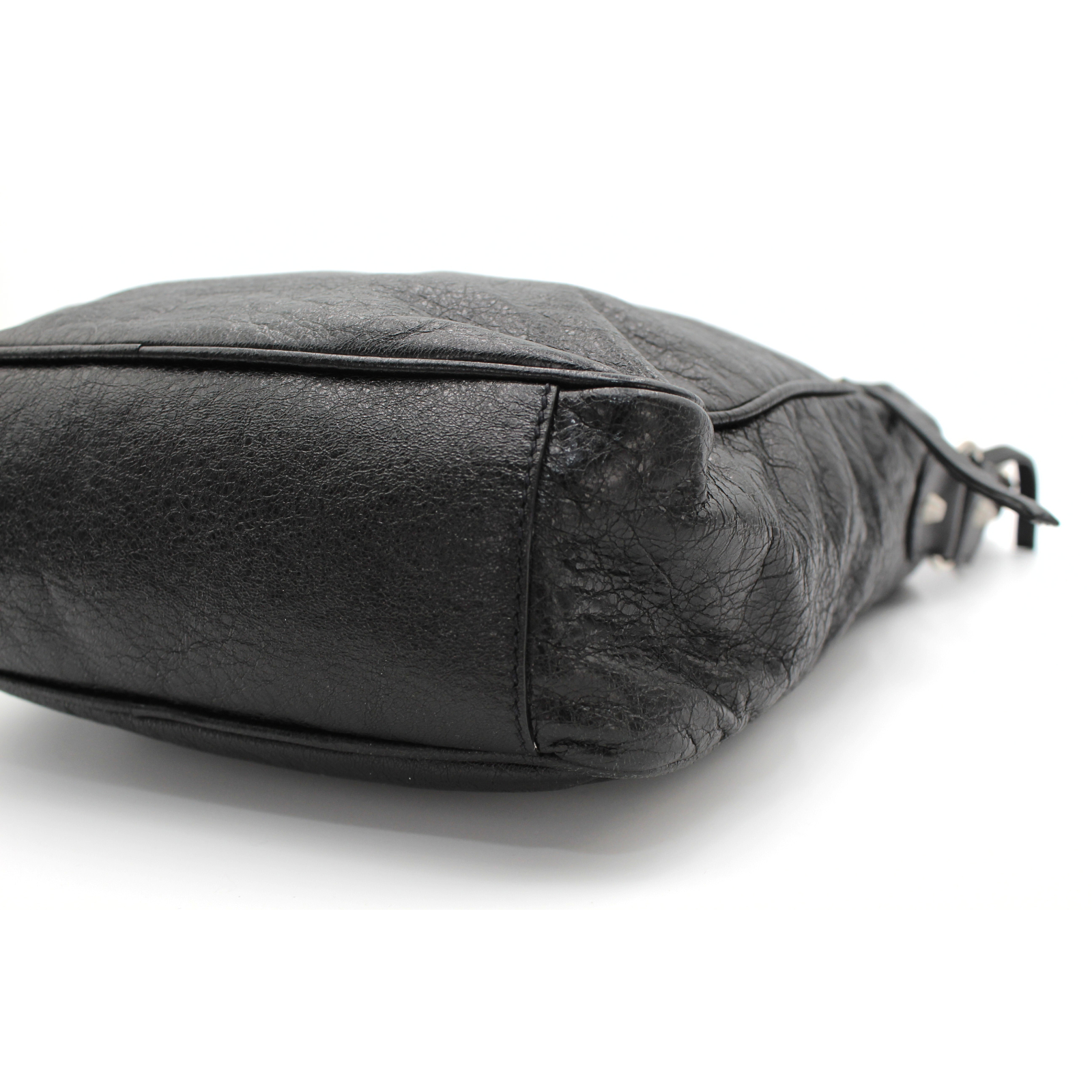 Classic Reporter Lamb Black Crossbody Bag