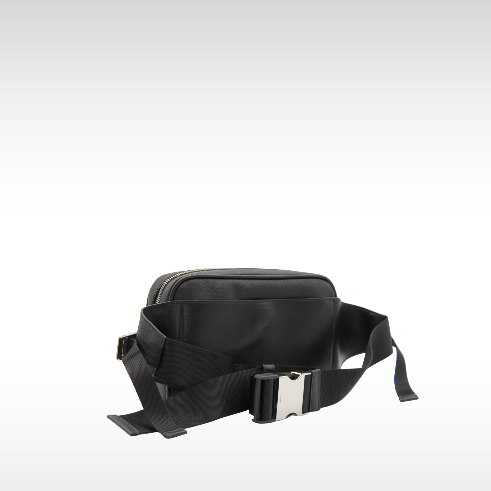 Calf Black Crossbody Bag