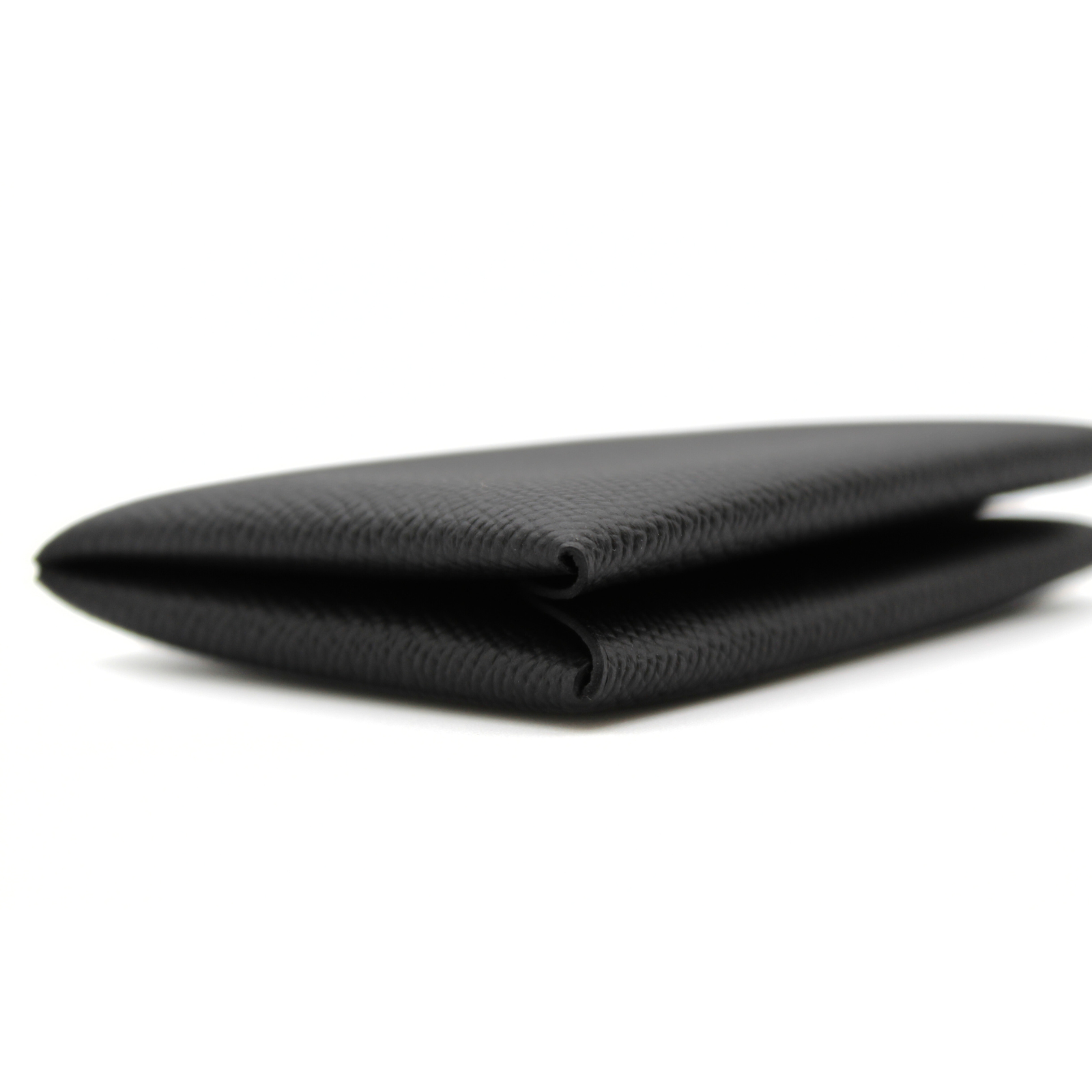 Calvi Epsom Black Card Case