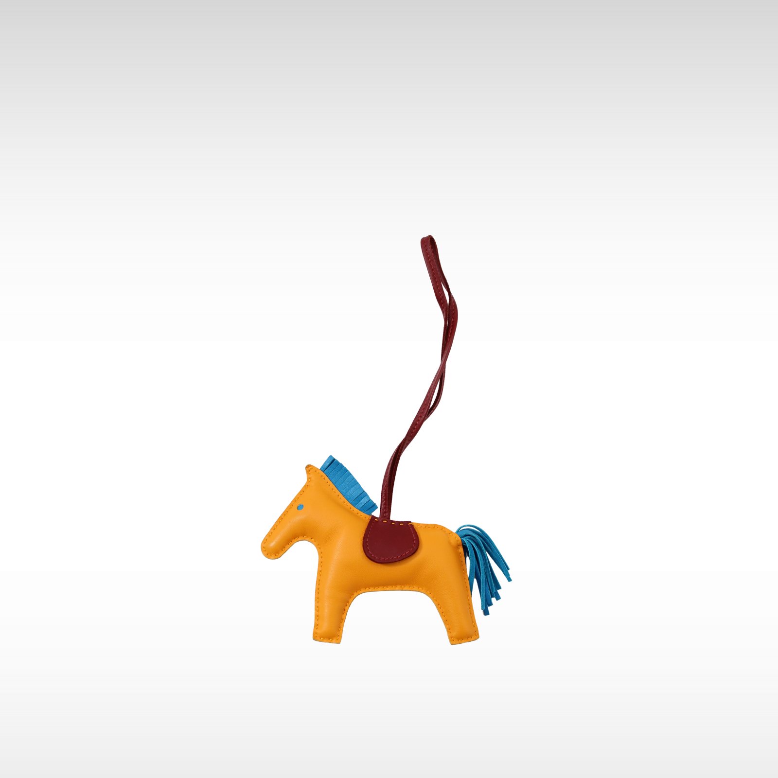 Rodeo MM Agneau Jaune D'or Bag Charm