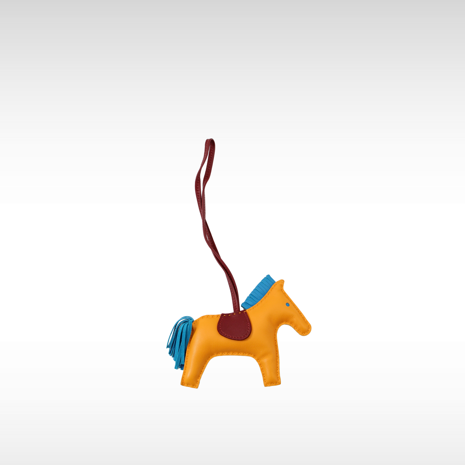 Rodeo MM Agneau Jaune D'or Bag Charm
