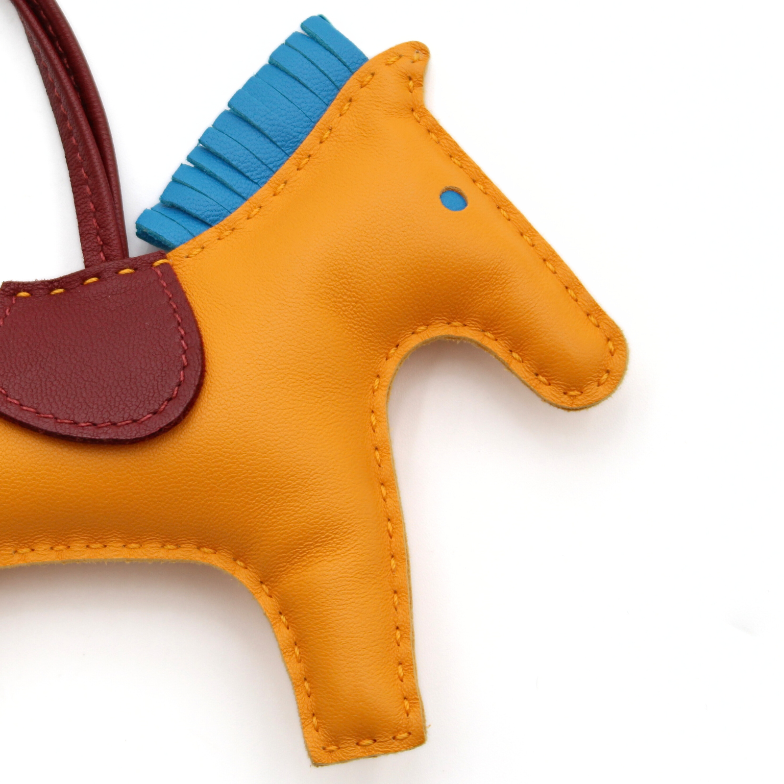 Rodeo MM Agneau Jaune D'or Bag Charm
