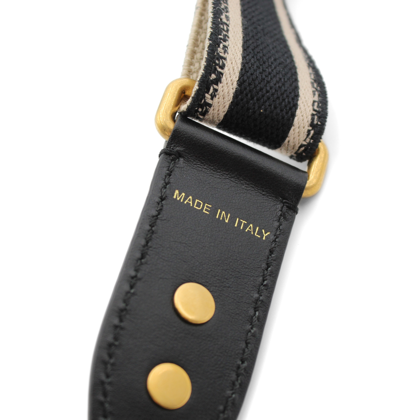 Adjustable Strap With Ring Canvas Navy Strap