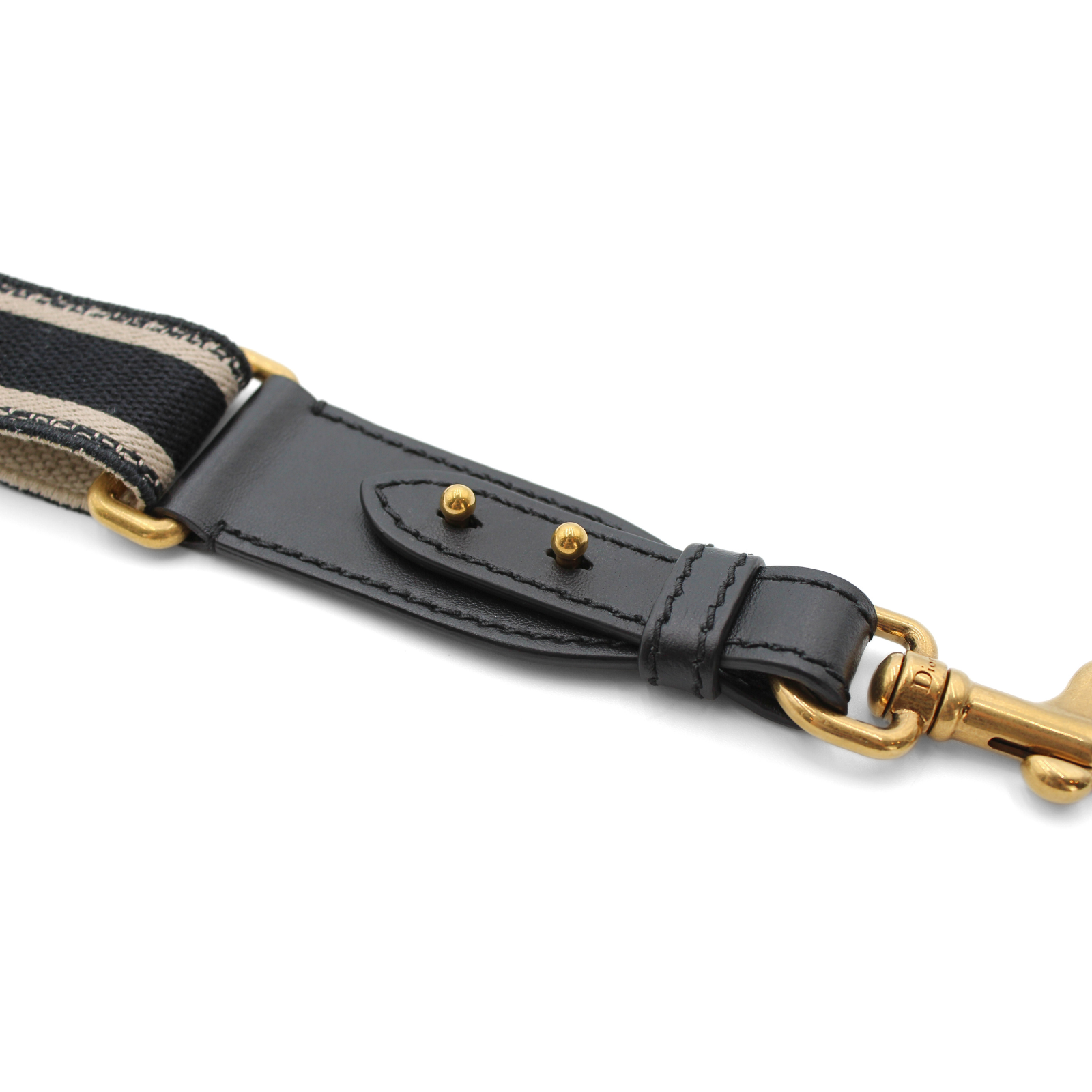Adjustable Strap With Ring Canvas Navy Strap