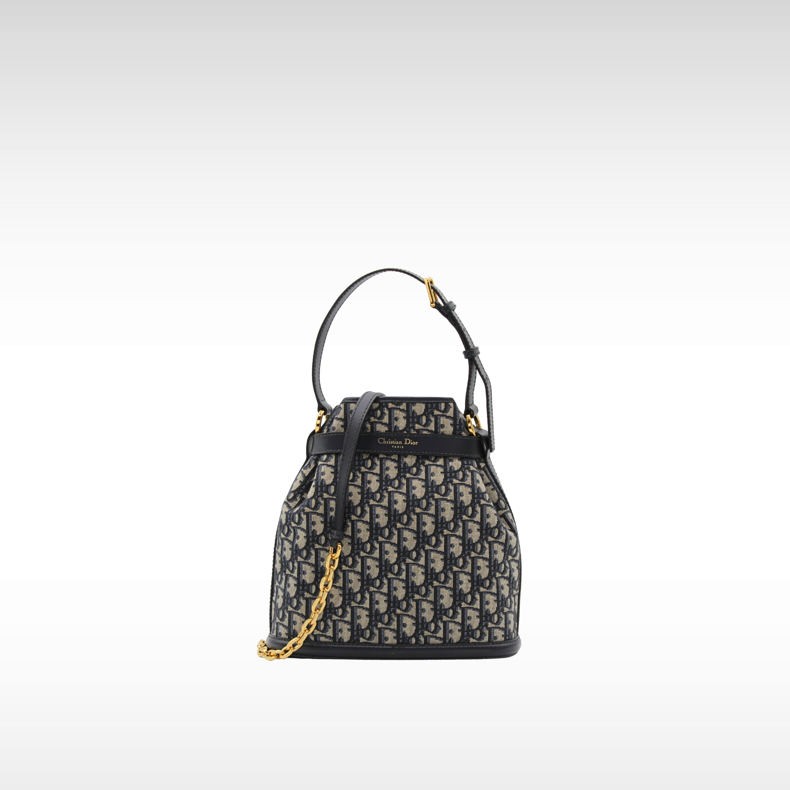 C'est Dior Medium Oblique Canvas Gold Handbag