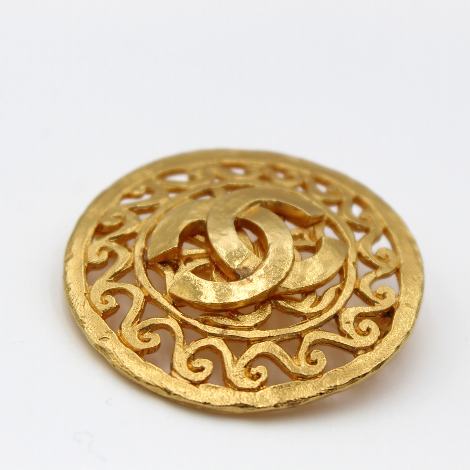 Brass Gold Brooch