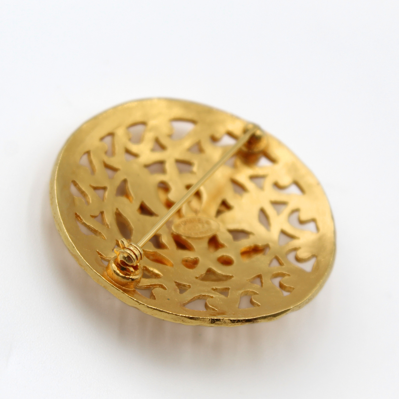 Brass Gold Brooch