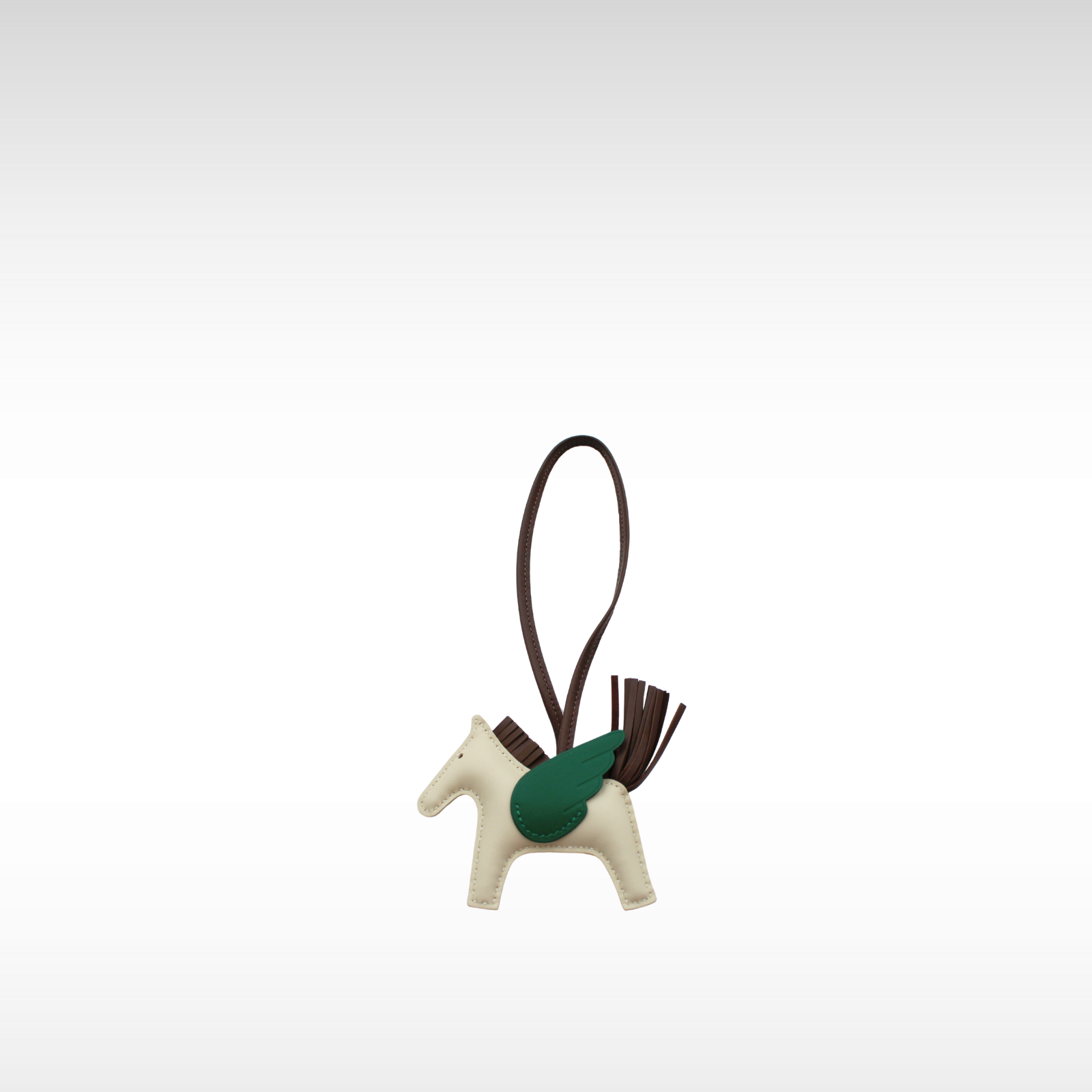 Rodeo Pegase PM Agneau Craie Bag Charm