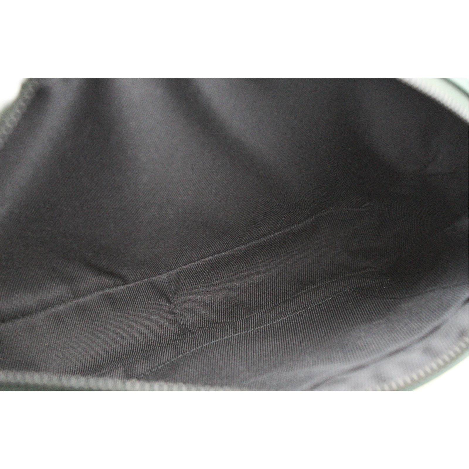 Marsupio Intrecciato Calf Green Crossbody Bag