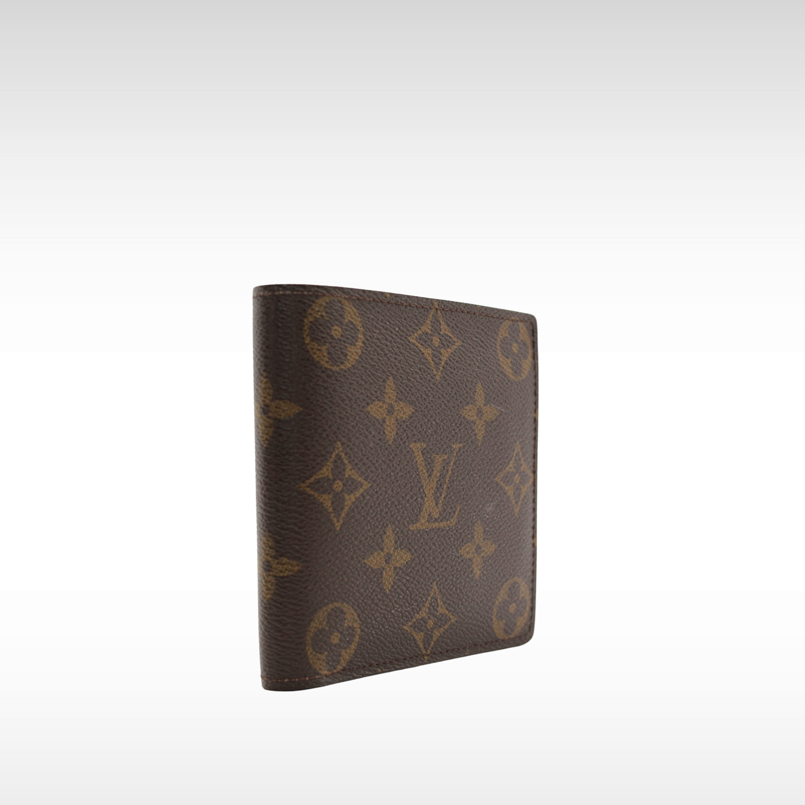 Marco Monogram Coated Canvas Marron Wallet