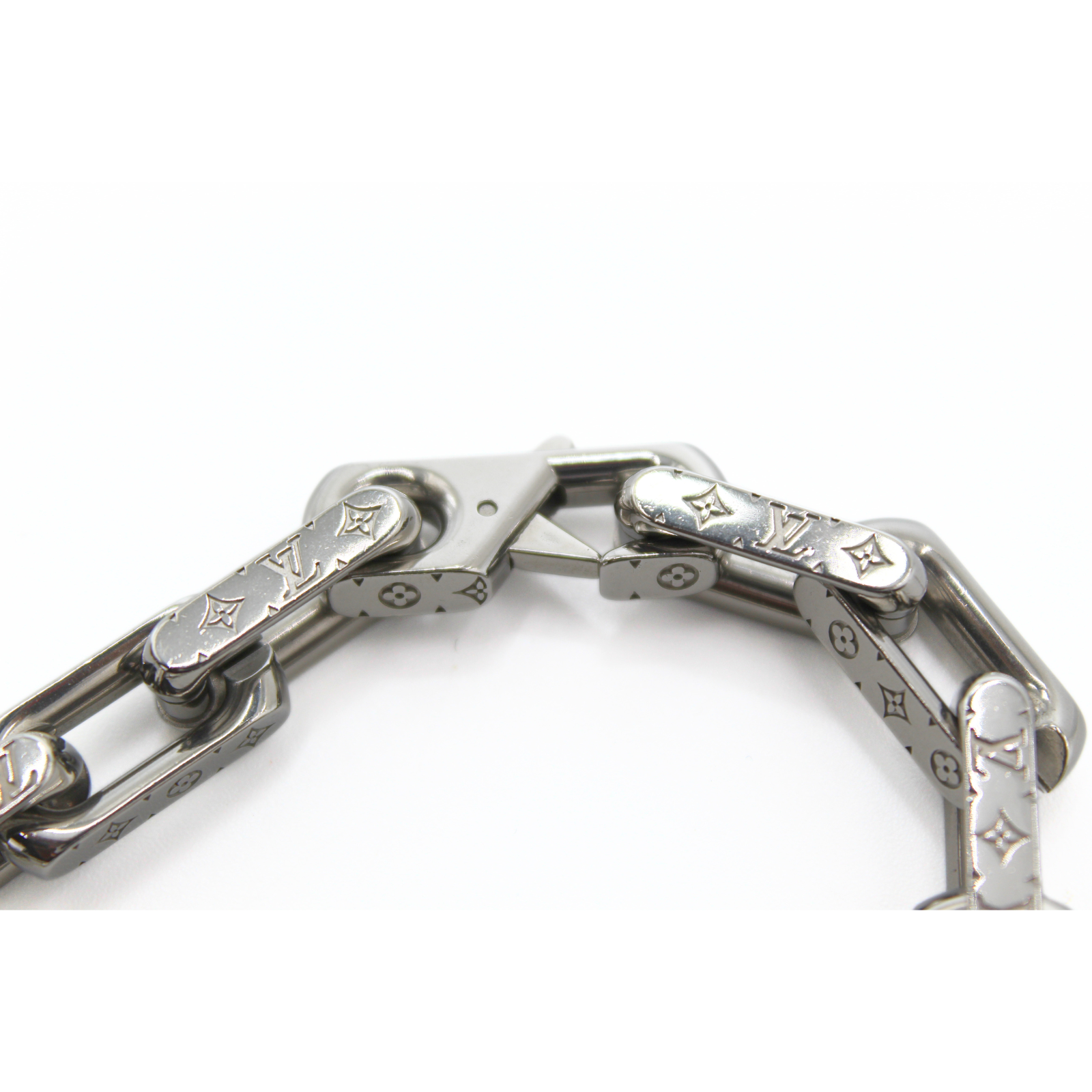 Monogram Chain Metal Bracelet