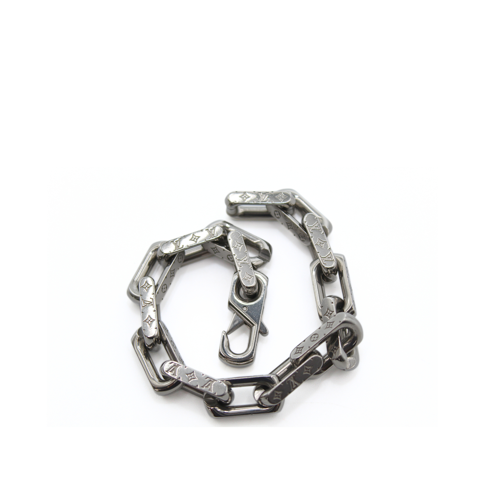 Monogram Chain Metal Bracelet