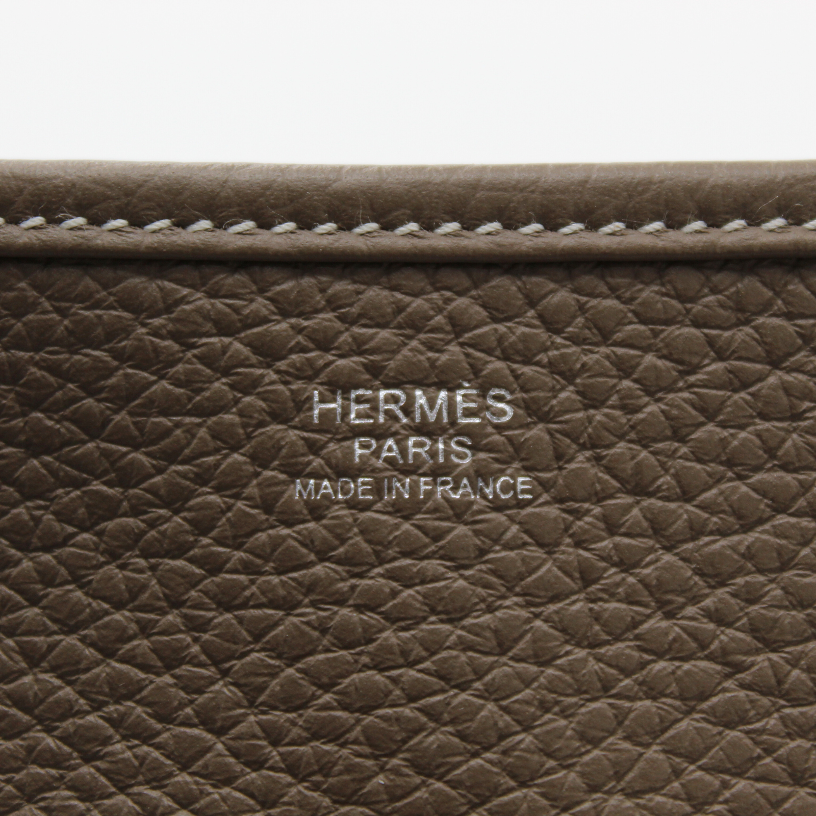 Evelyne III GM Taurillon Clemence Etoupe Crossbody Bag