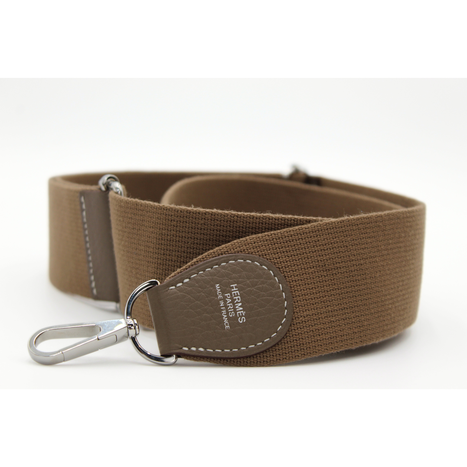 Evelyne III GM Taurillon Clemence Etoupe Crossbody Bag