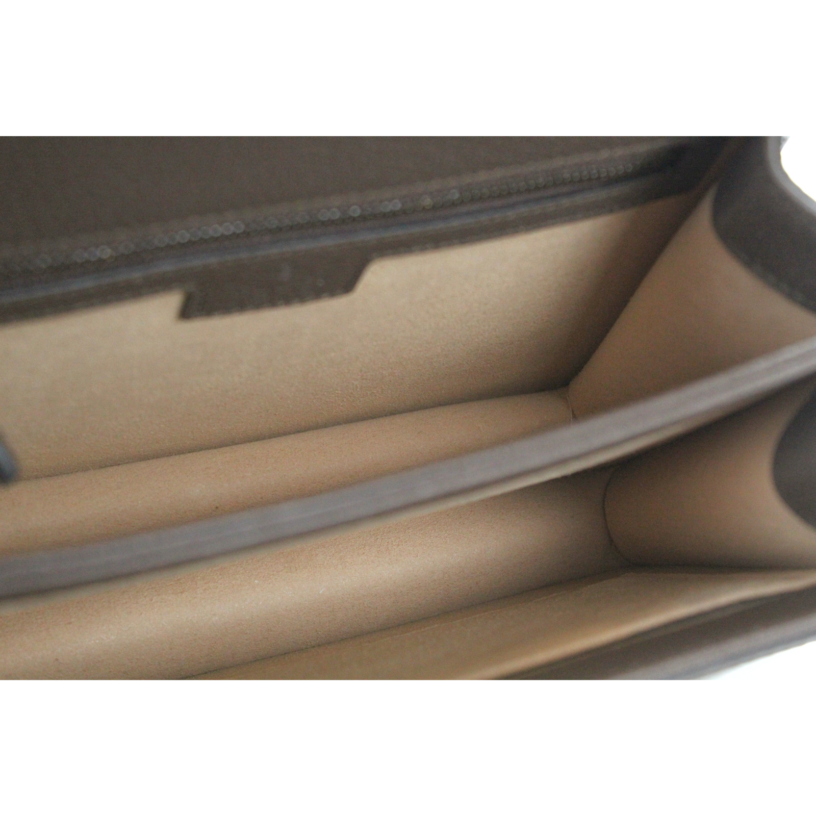 Ophidia Medium Coated Canvas Beige Handbag
