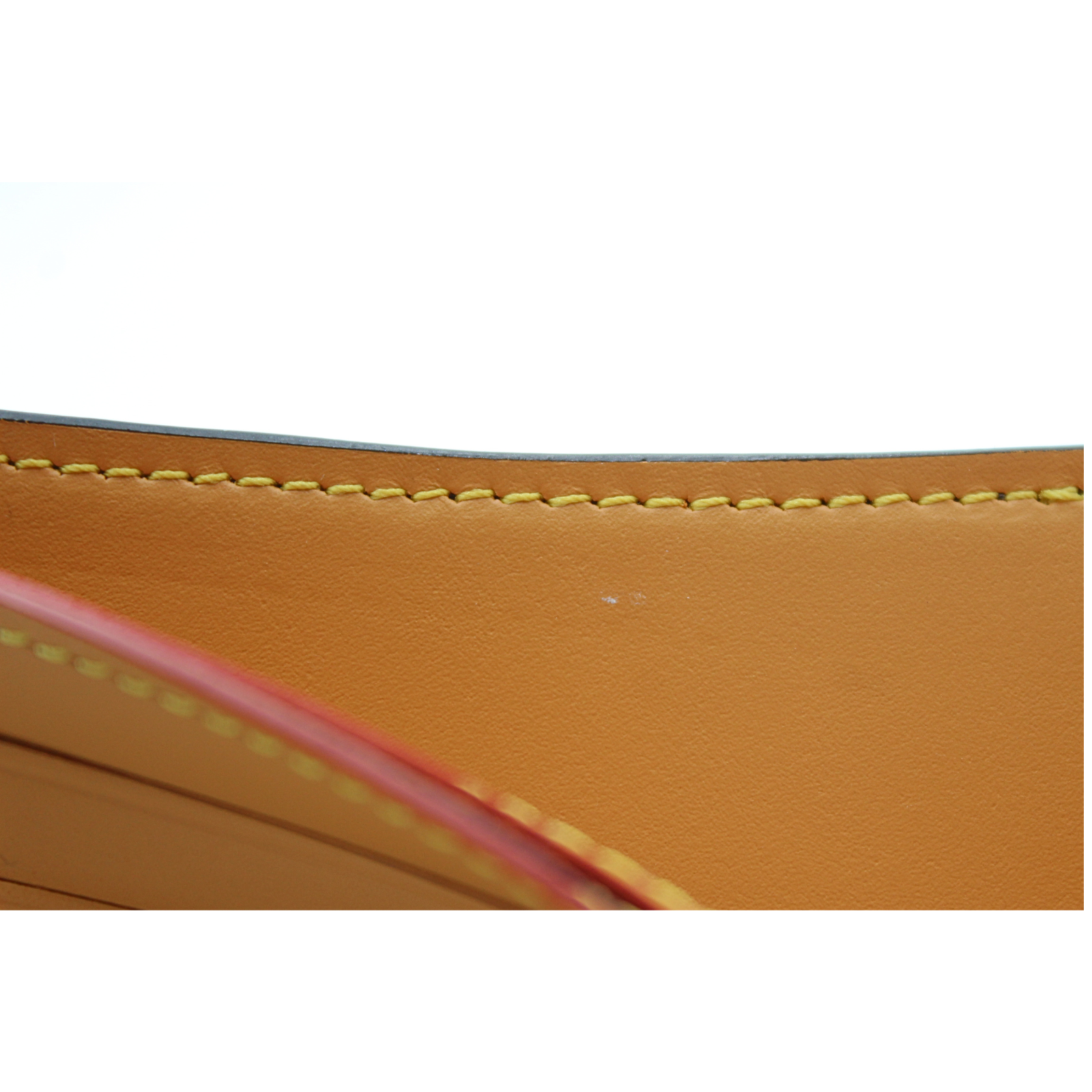 Slender Monogram Blurry Coated Canvas Marron Wallet
