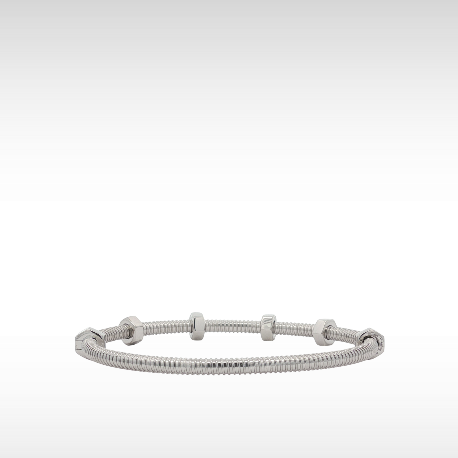 Ecrou De CARTIER White Gold 17
