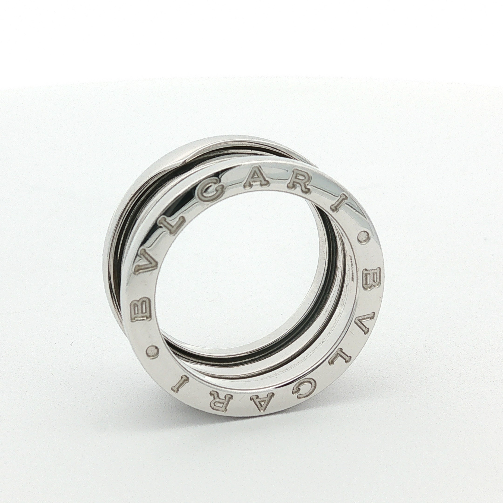 B.zero1 White Gold Ring 51/5.75