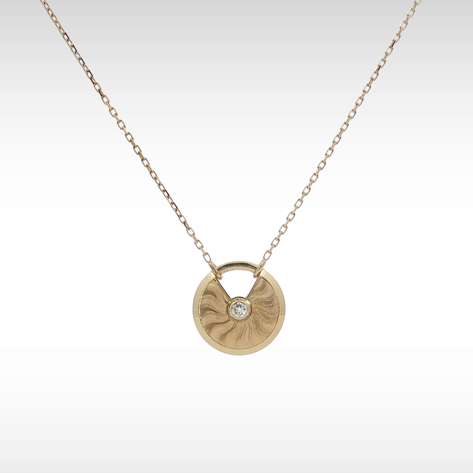Amulette Yellow Gold Necklace