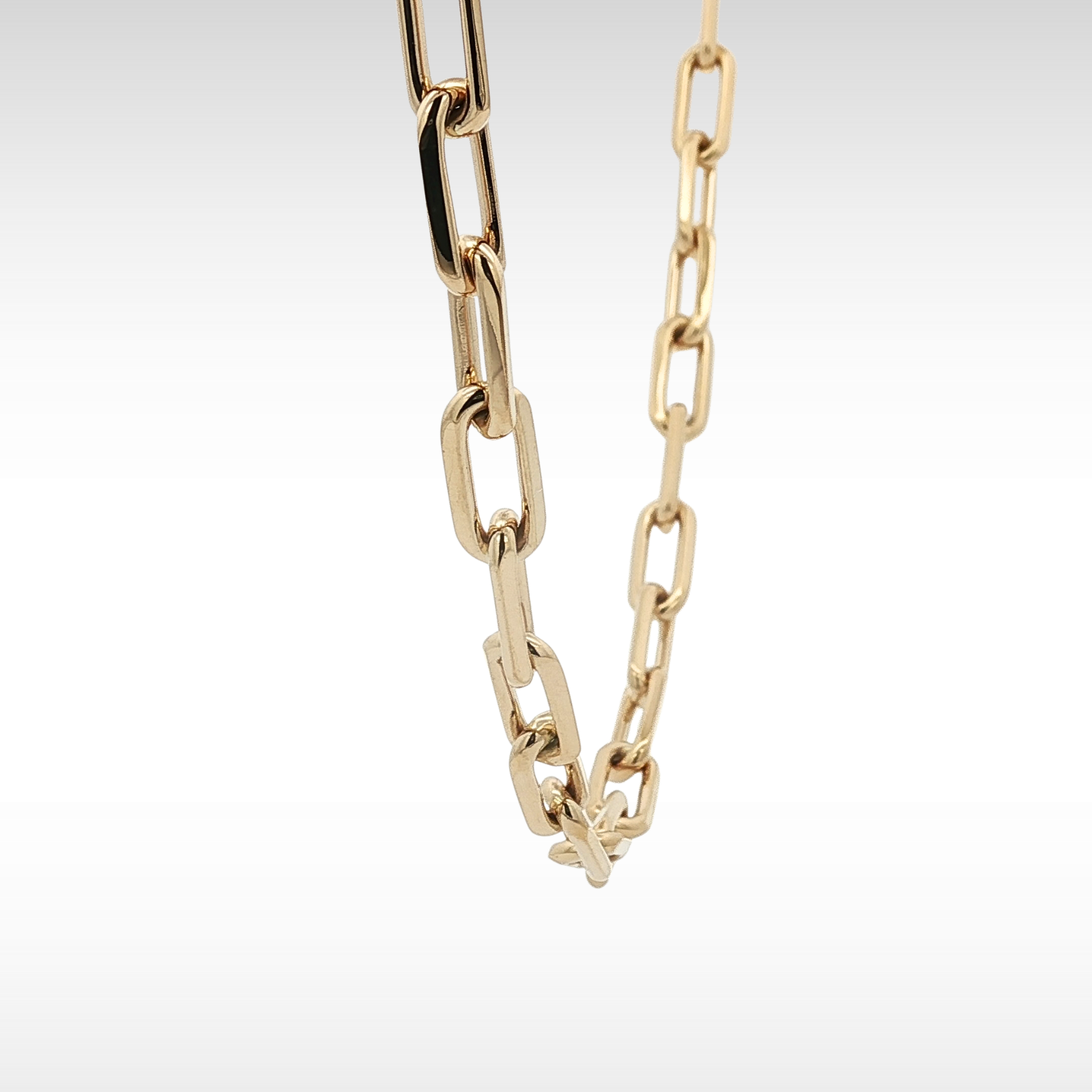 Santos Medium Necklace Yellow Gold