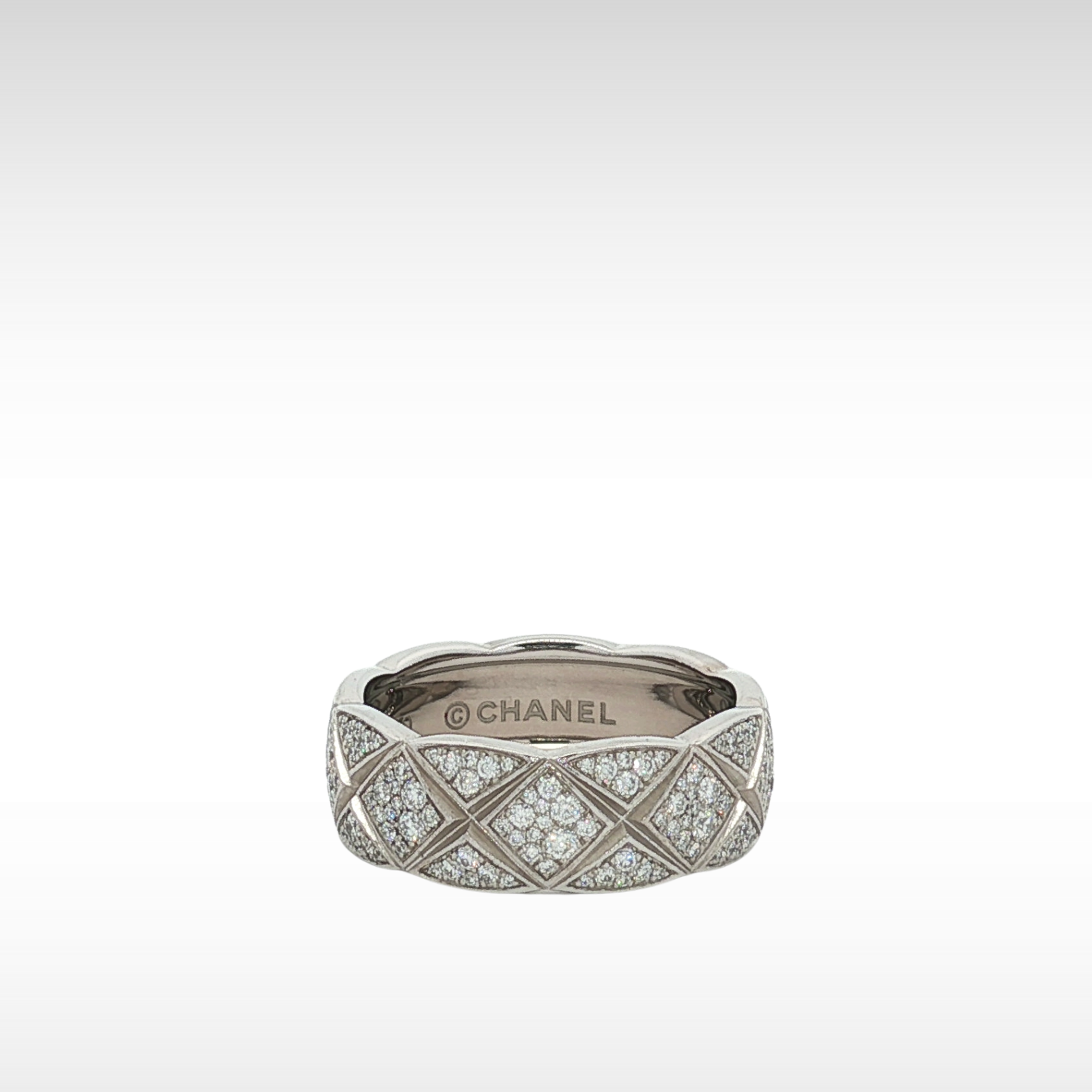 Coco Clush White Gold Ring 50 / 5.25