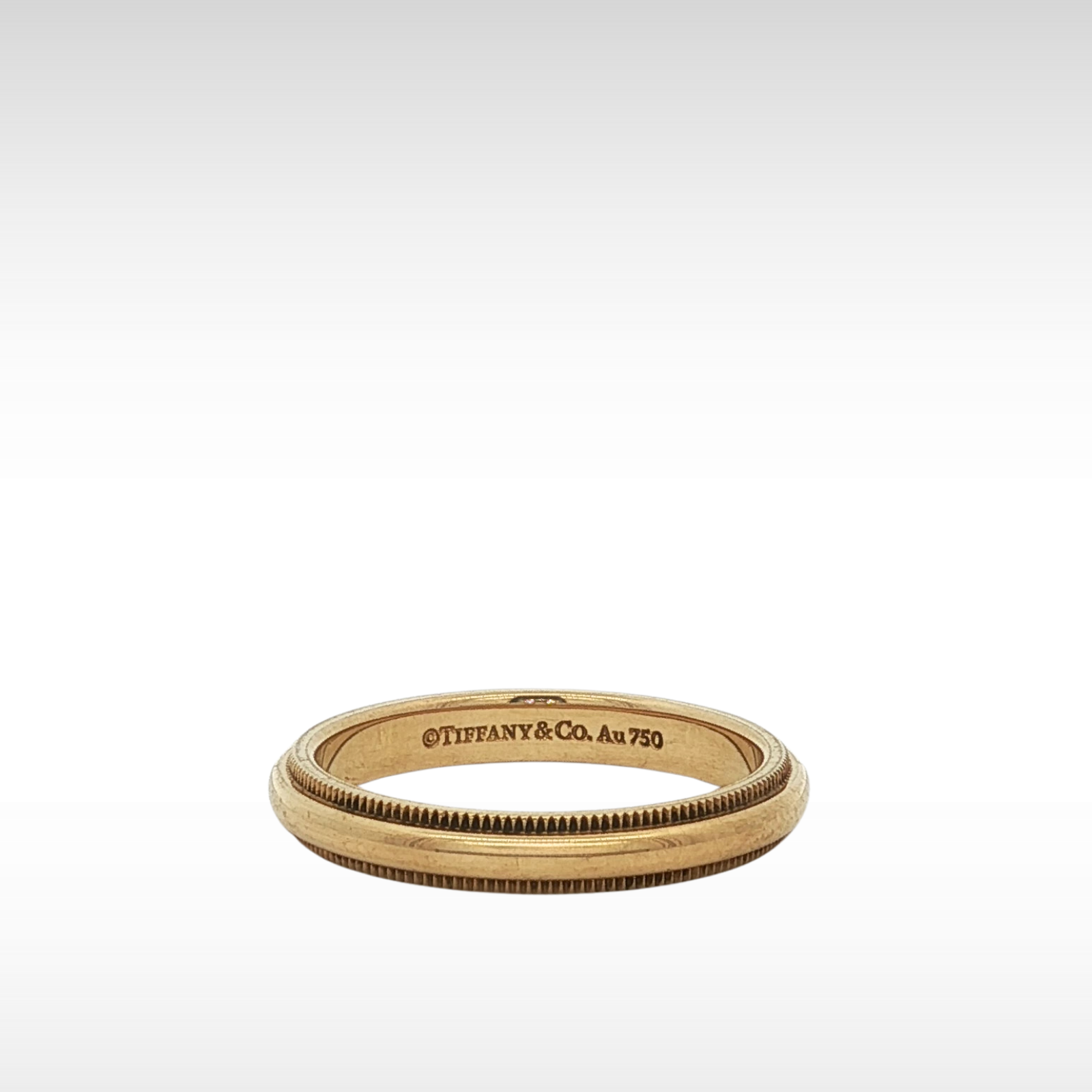 Milgrain Yellow Gold Ring 54 / 7