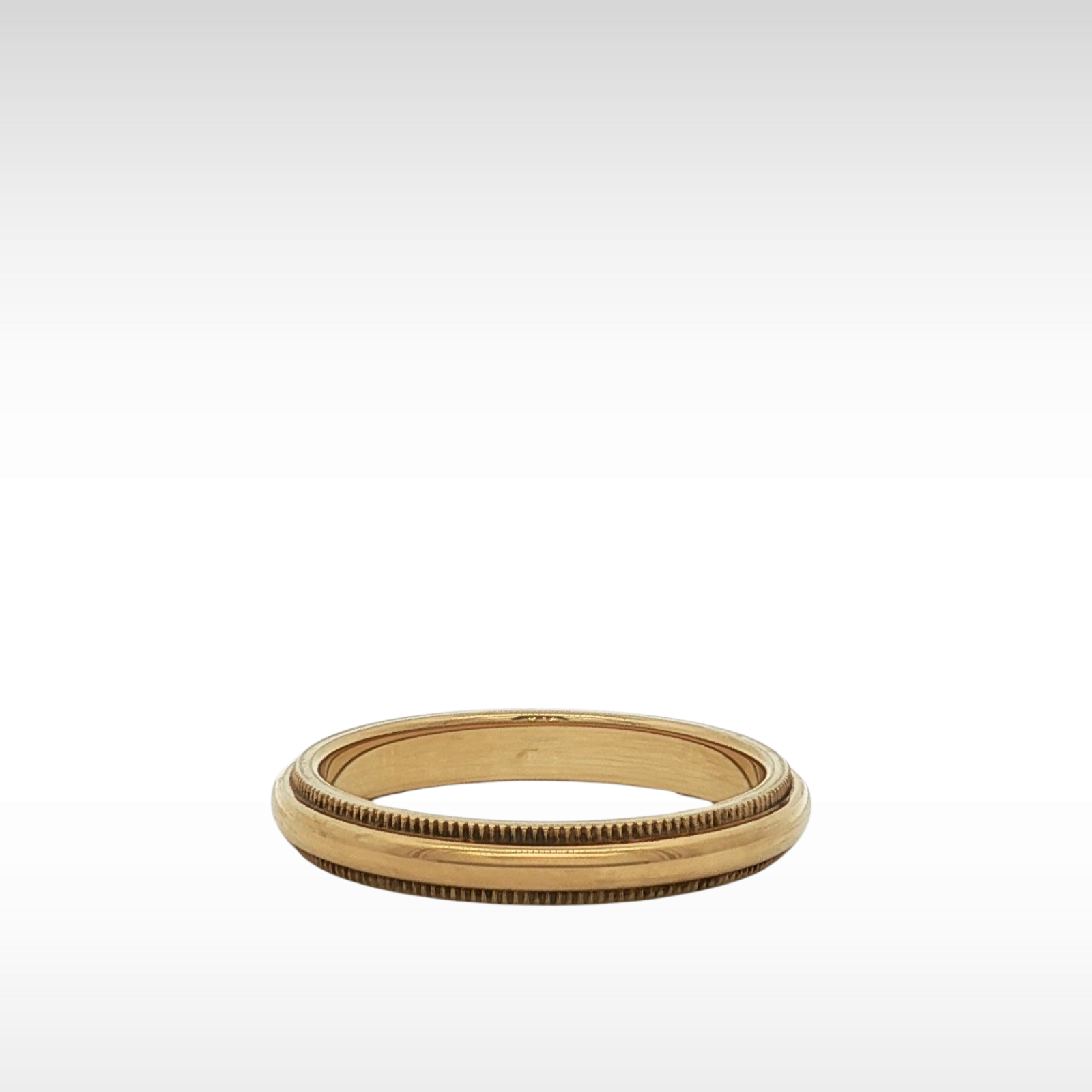 Milgrain Yellow Gold Ring 54 / 7