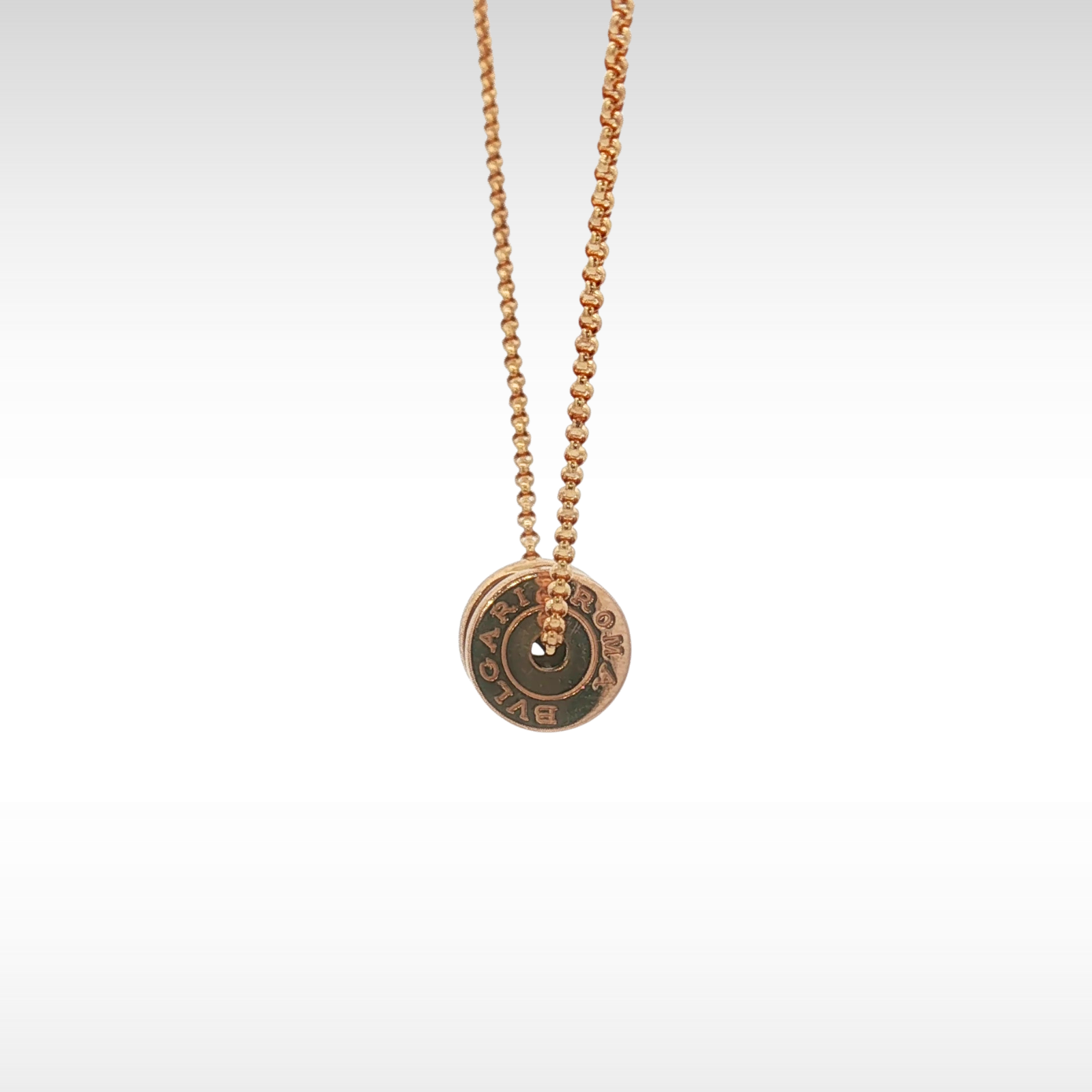 B.zero1 Pink Gold & Ceramic Necklace