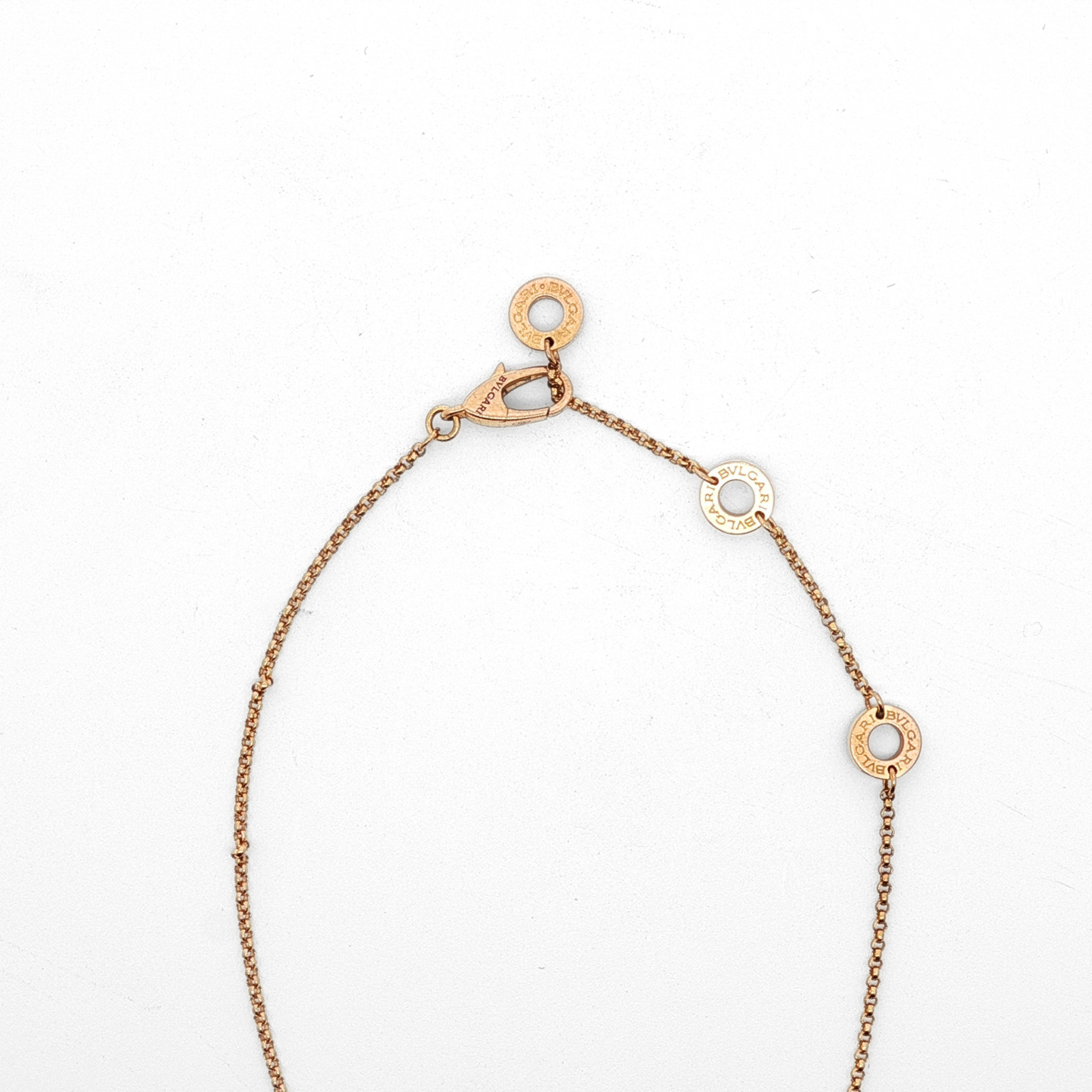 B.zero1 Pink Gold & Ceramic Necklace