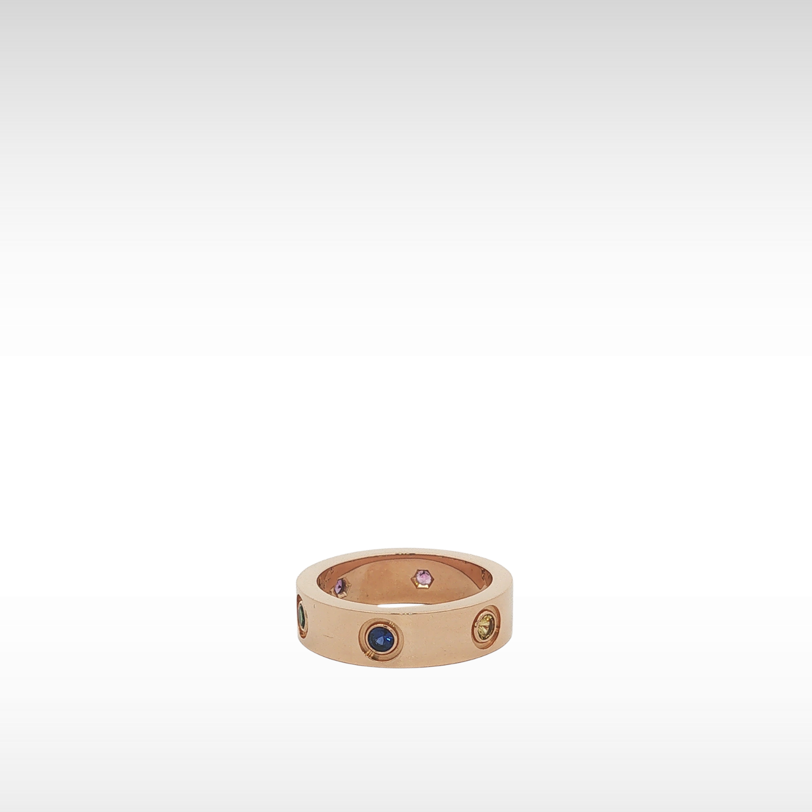 LOVE 18K Pink Gold Ring 52/6
