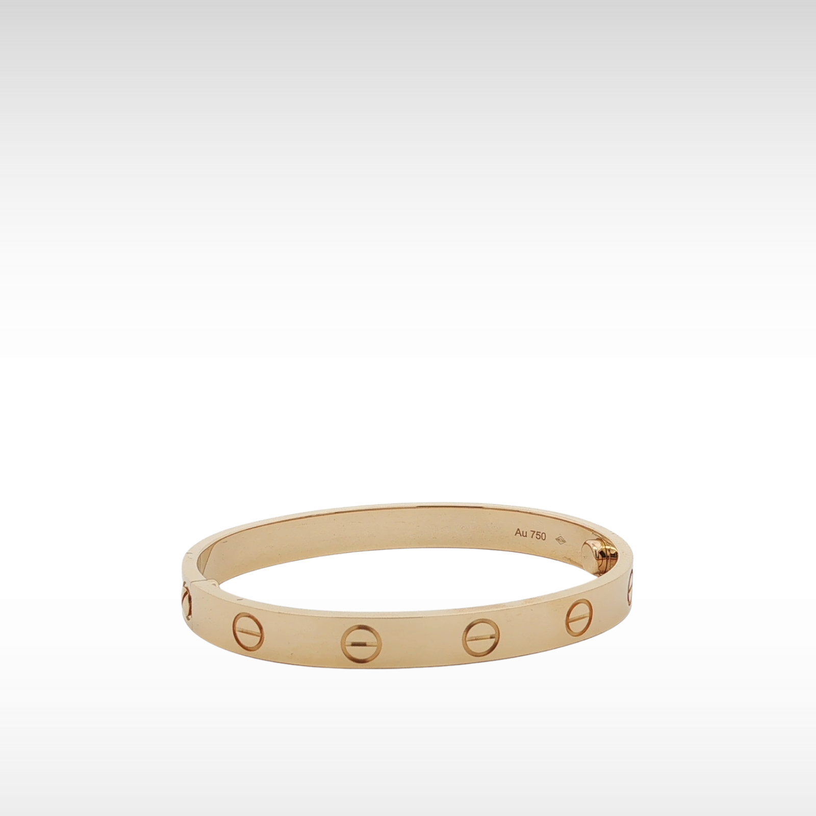 LOVE Bracelet Yellow Gold 15