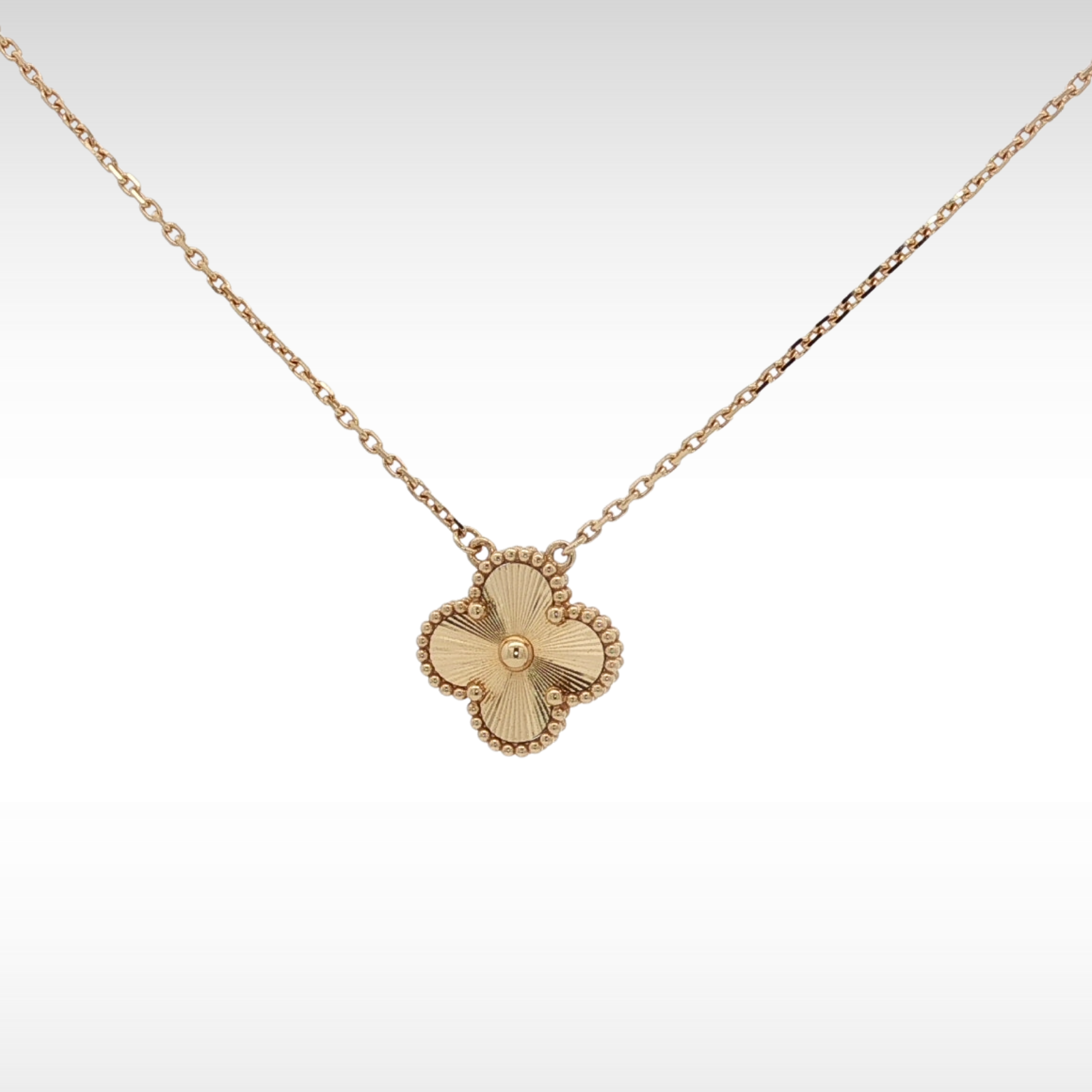 Vintage Alhambra Yellow Gold Necklace
