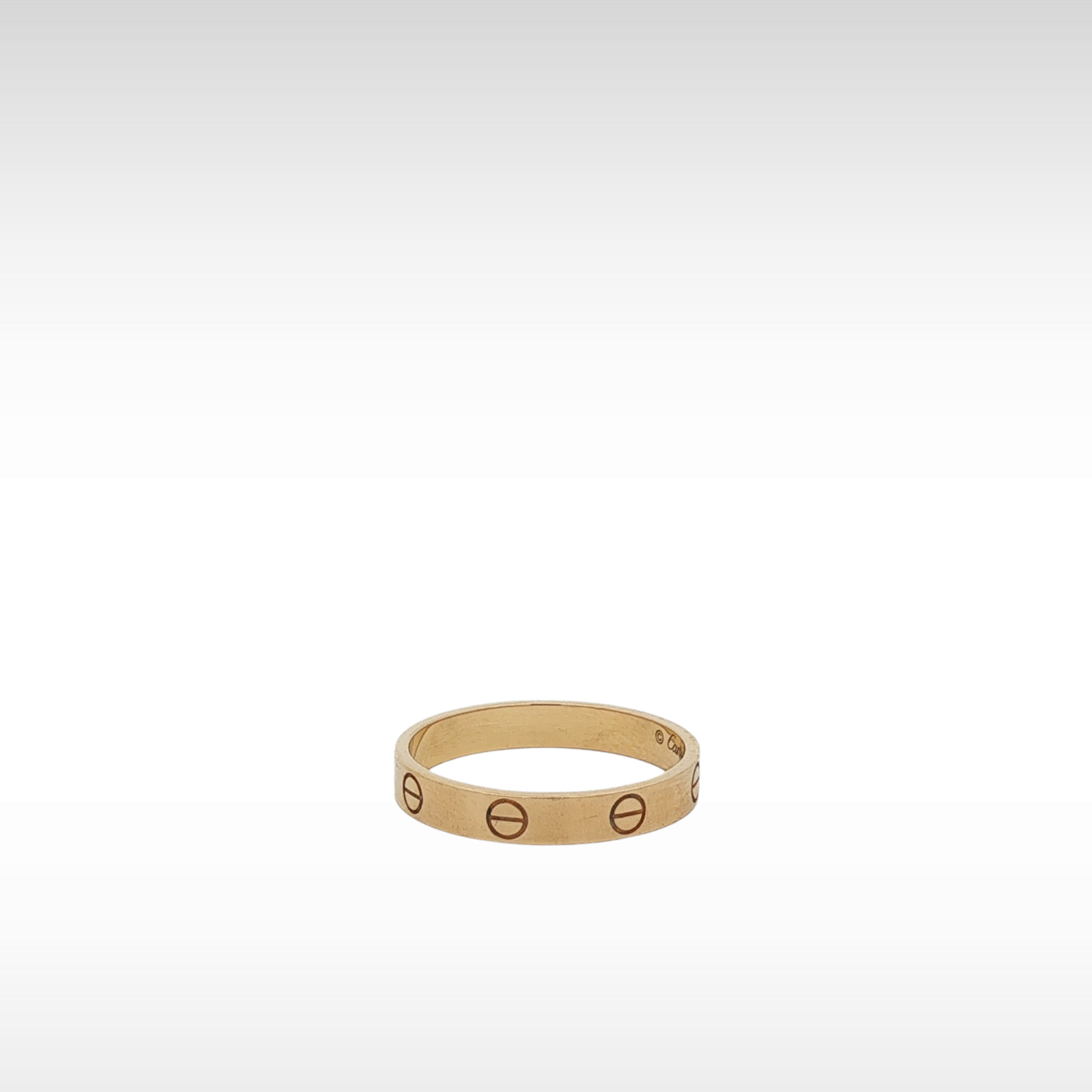 LOVE Small Ring Yellow Gold 61/9.5