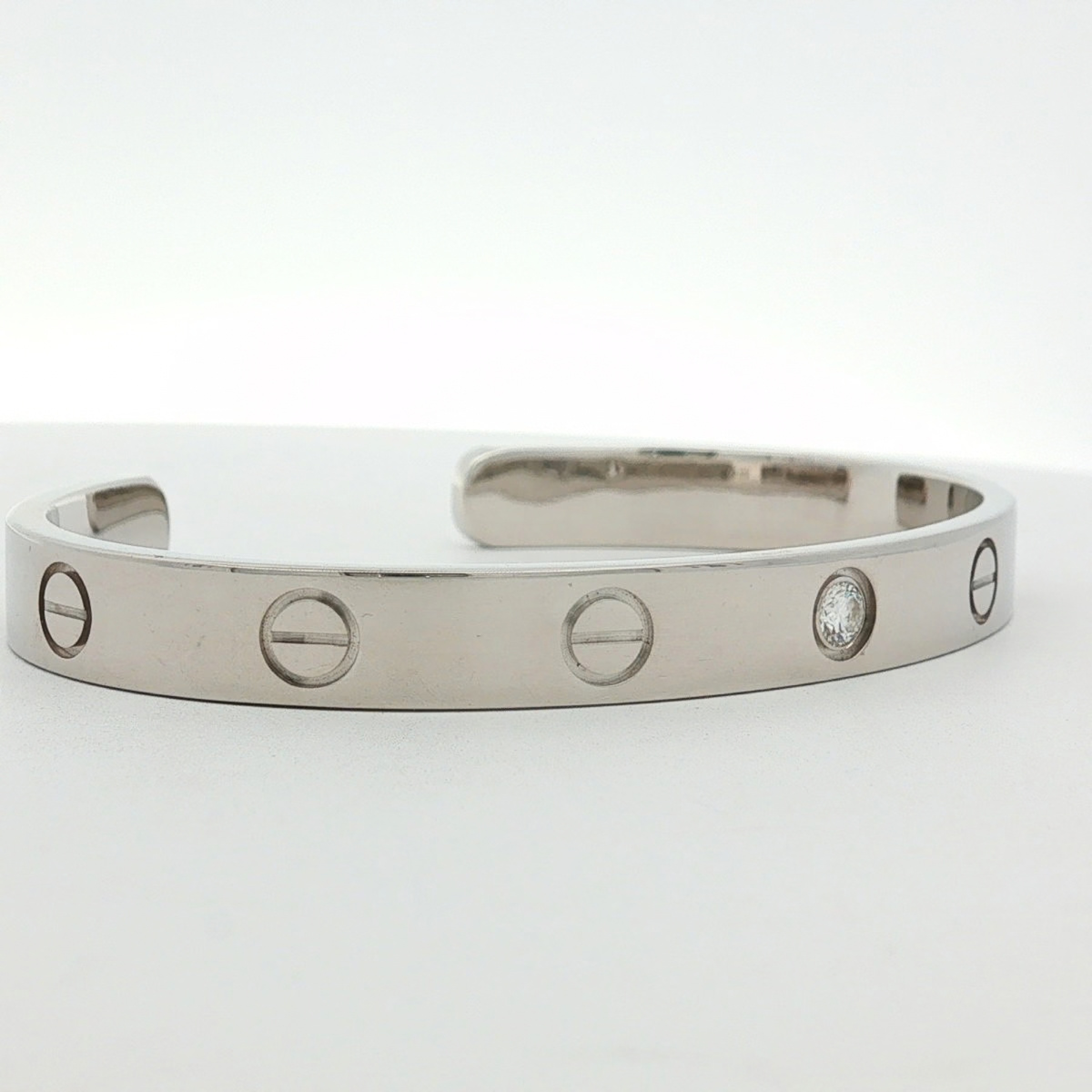 LOVE Cuff B6029916 White Gold Bracelet