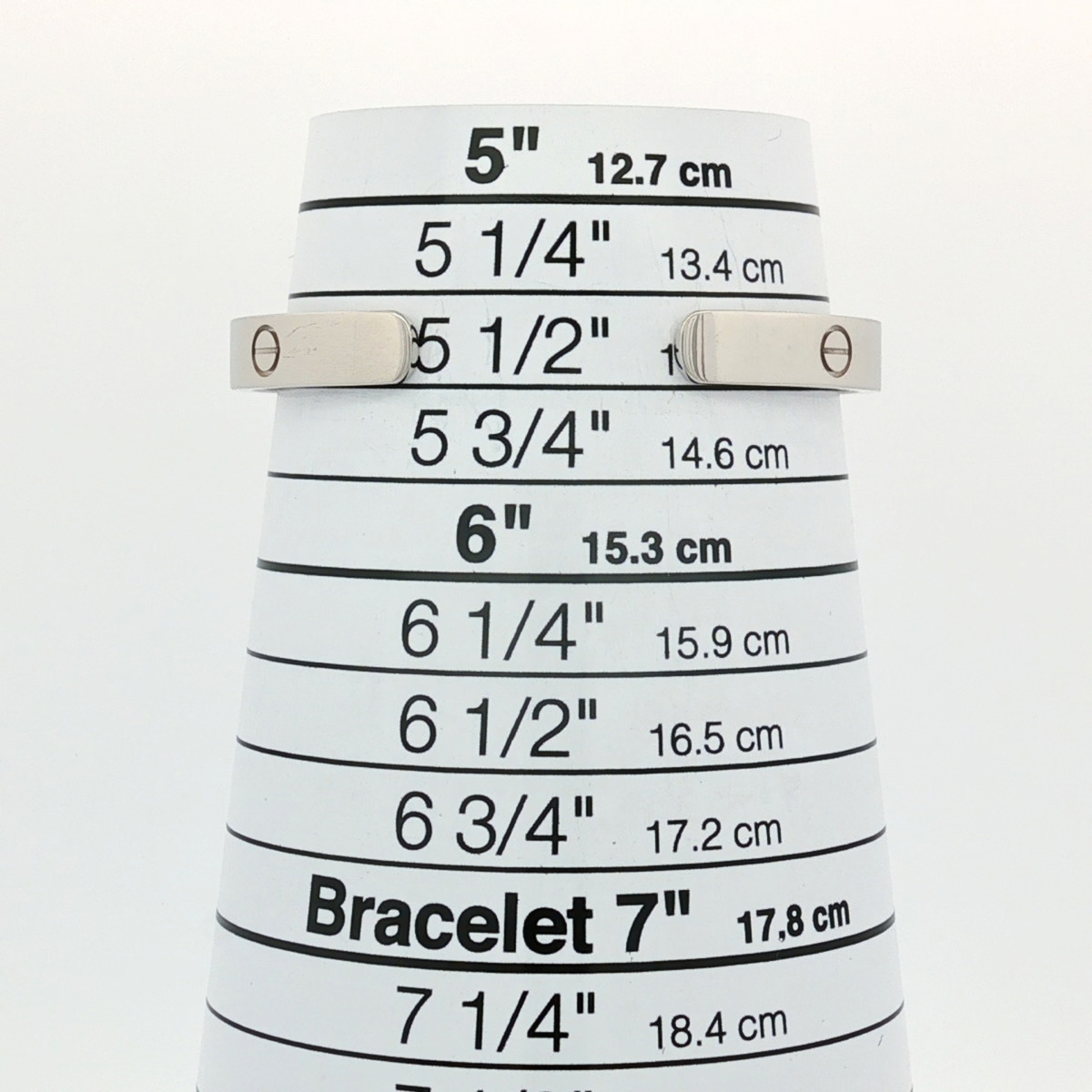 LOVE Cuff B6029916 White Gold Bracelet