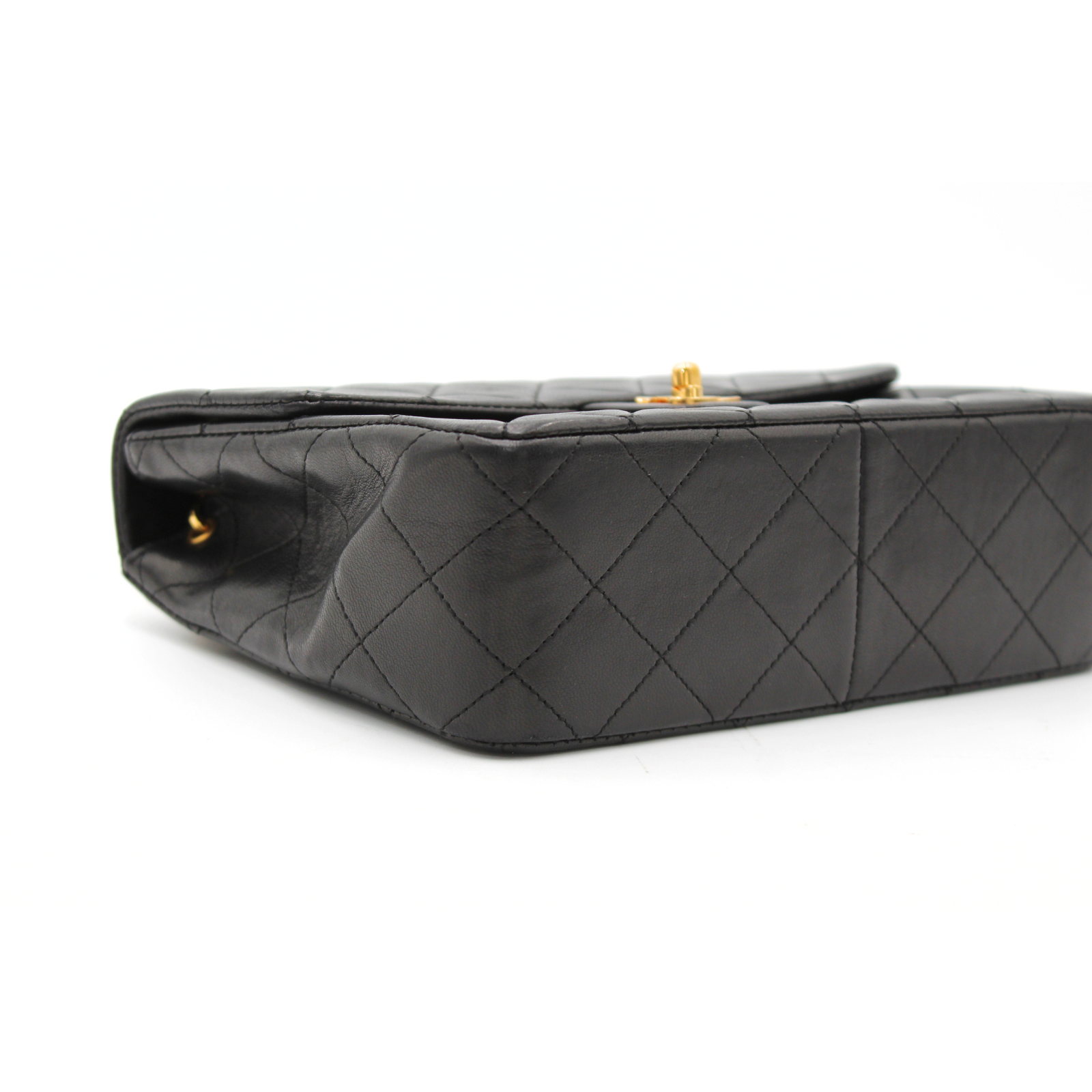 Lamb Black Crossbody Bag