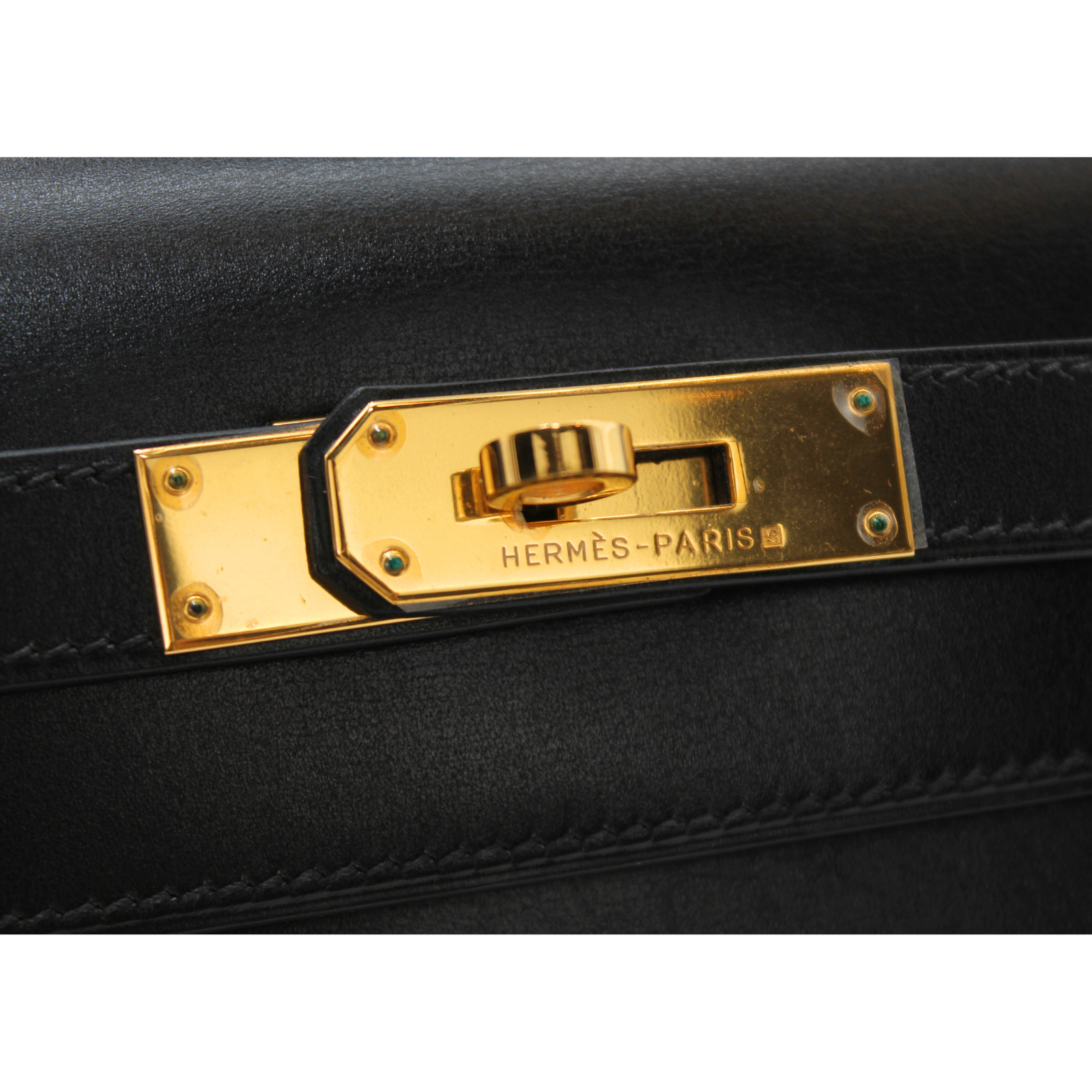 Kelly 32 Box Calf Black