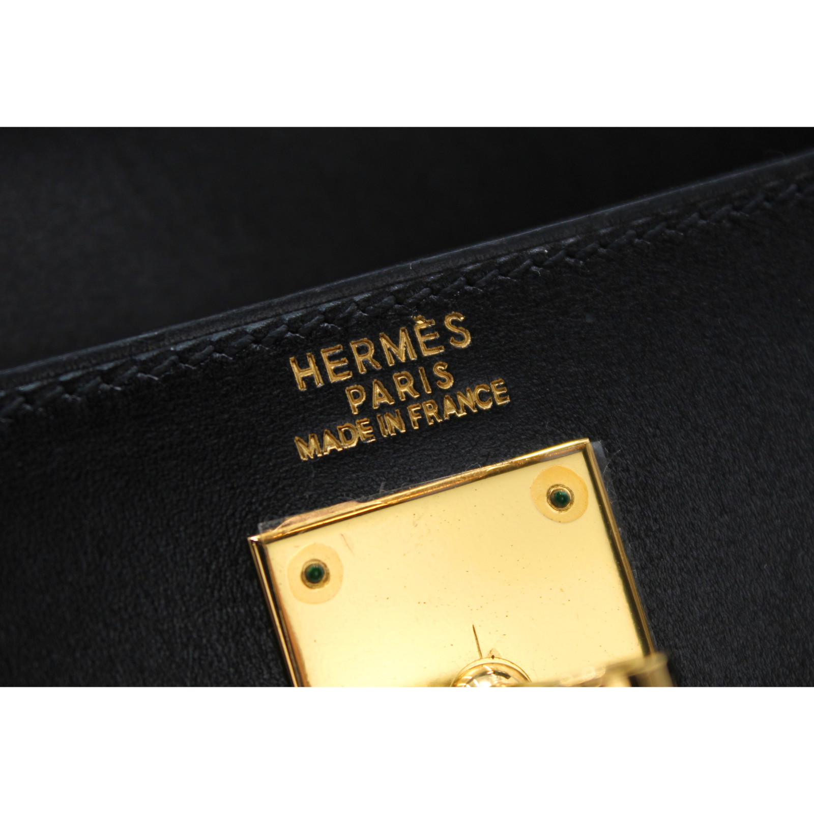 Kelly 32 Box Calf Black