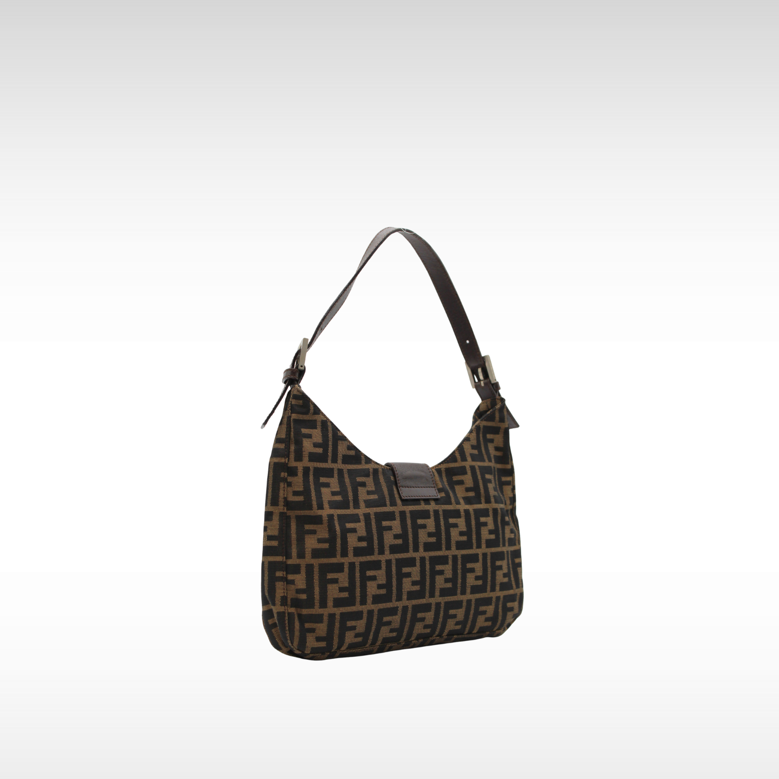 Zucca Canvas Khaki Shoulder Bag