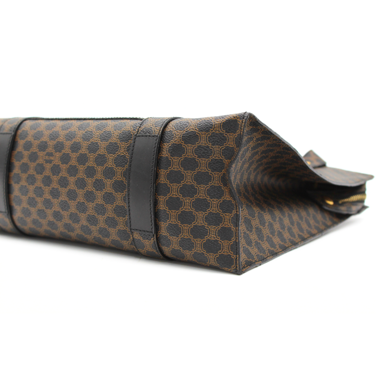 Macadam Coated Canvas Black Shoulder Bag