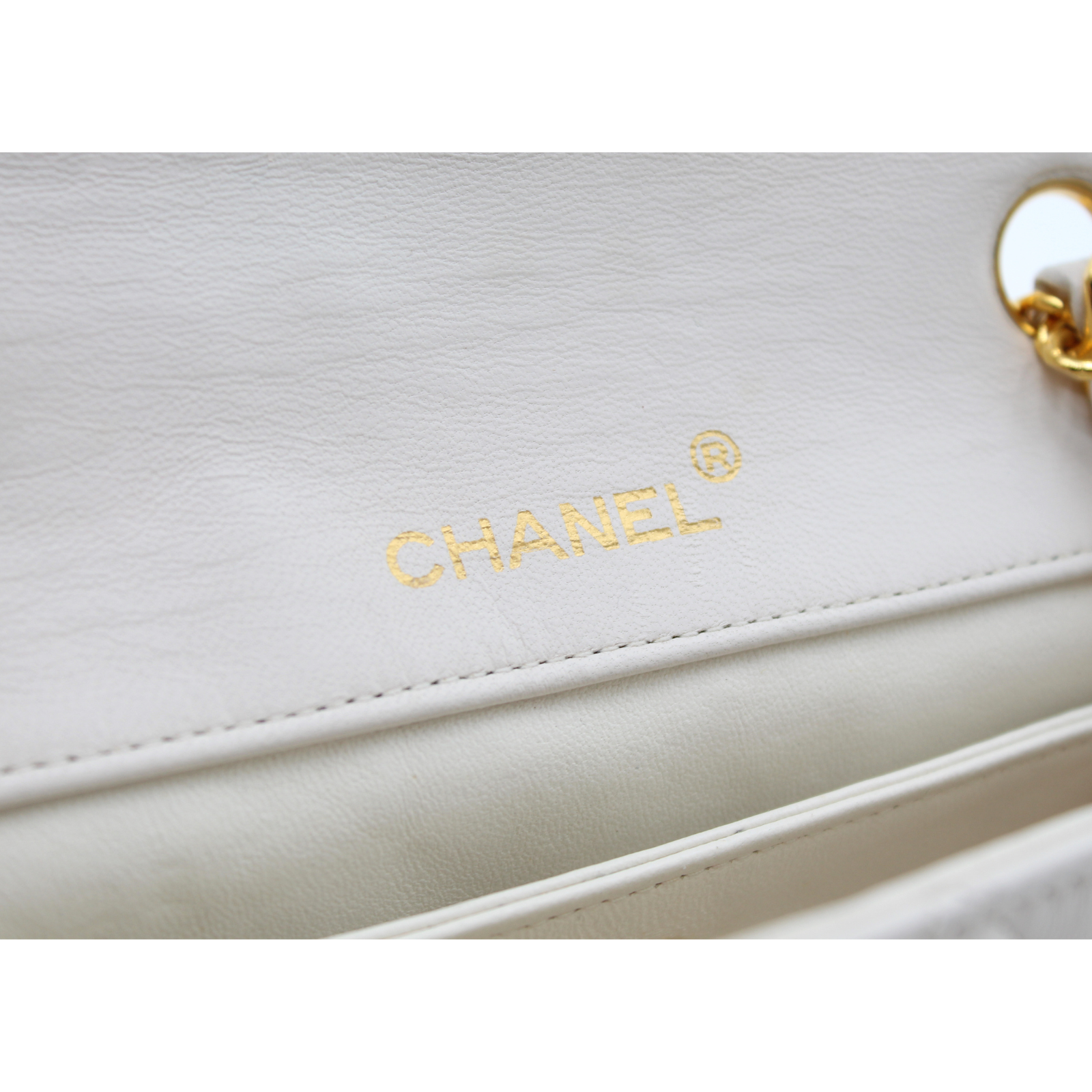 Lamb White + Black Crossbody Bag