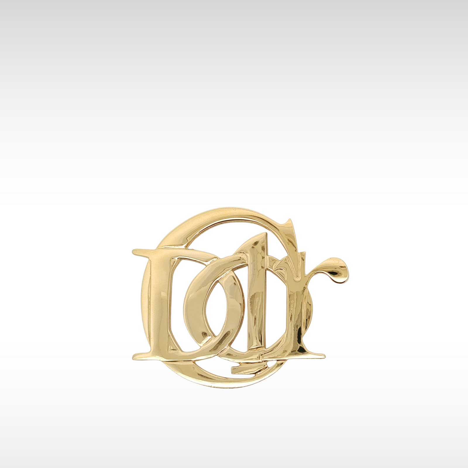 Parfume Logo Metal Brooch