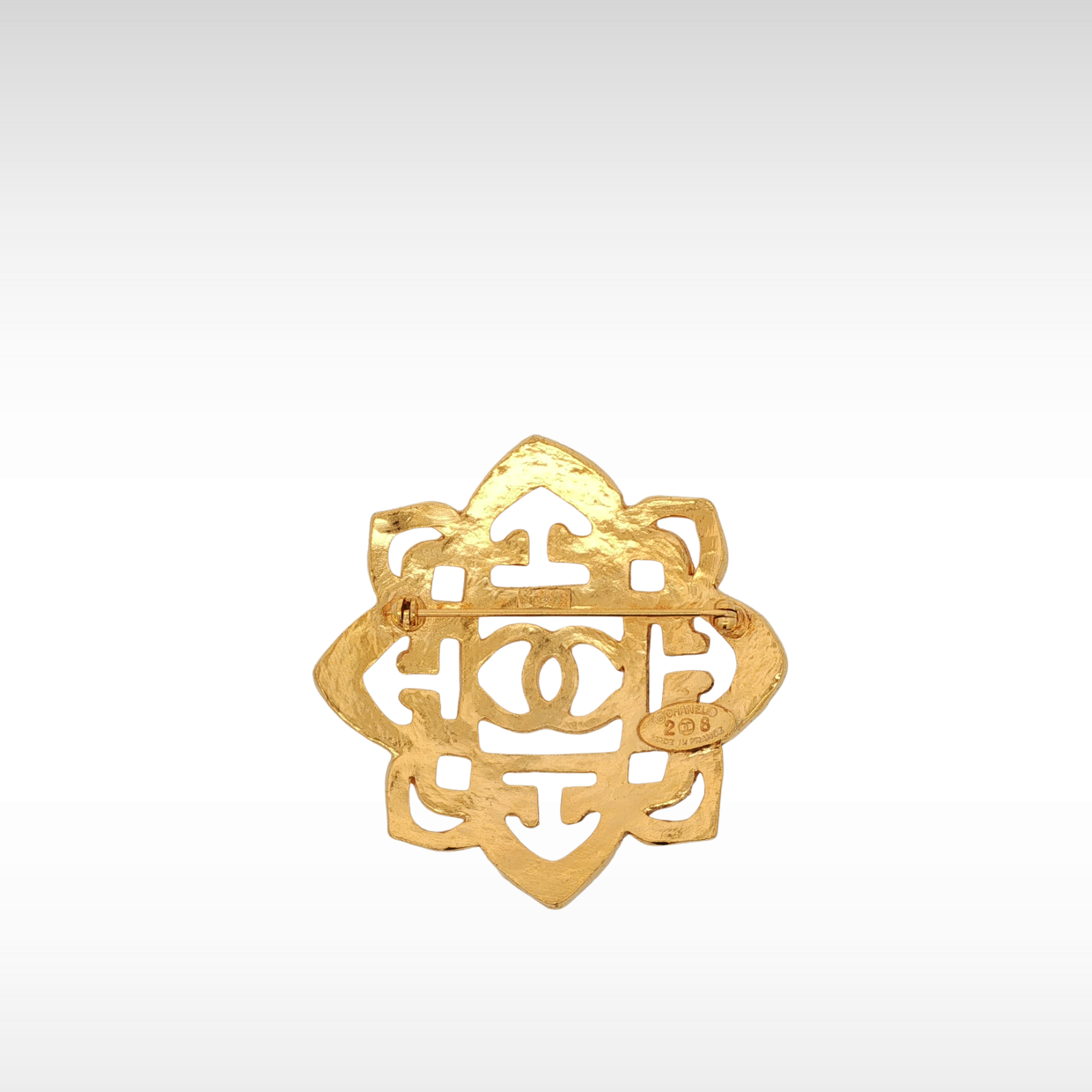 Brass Gold Brooch