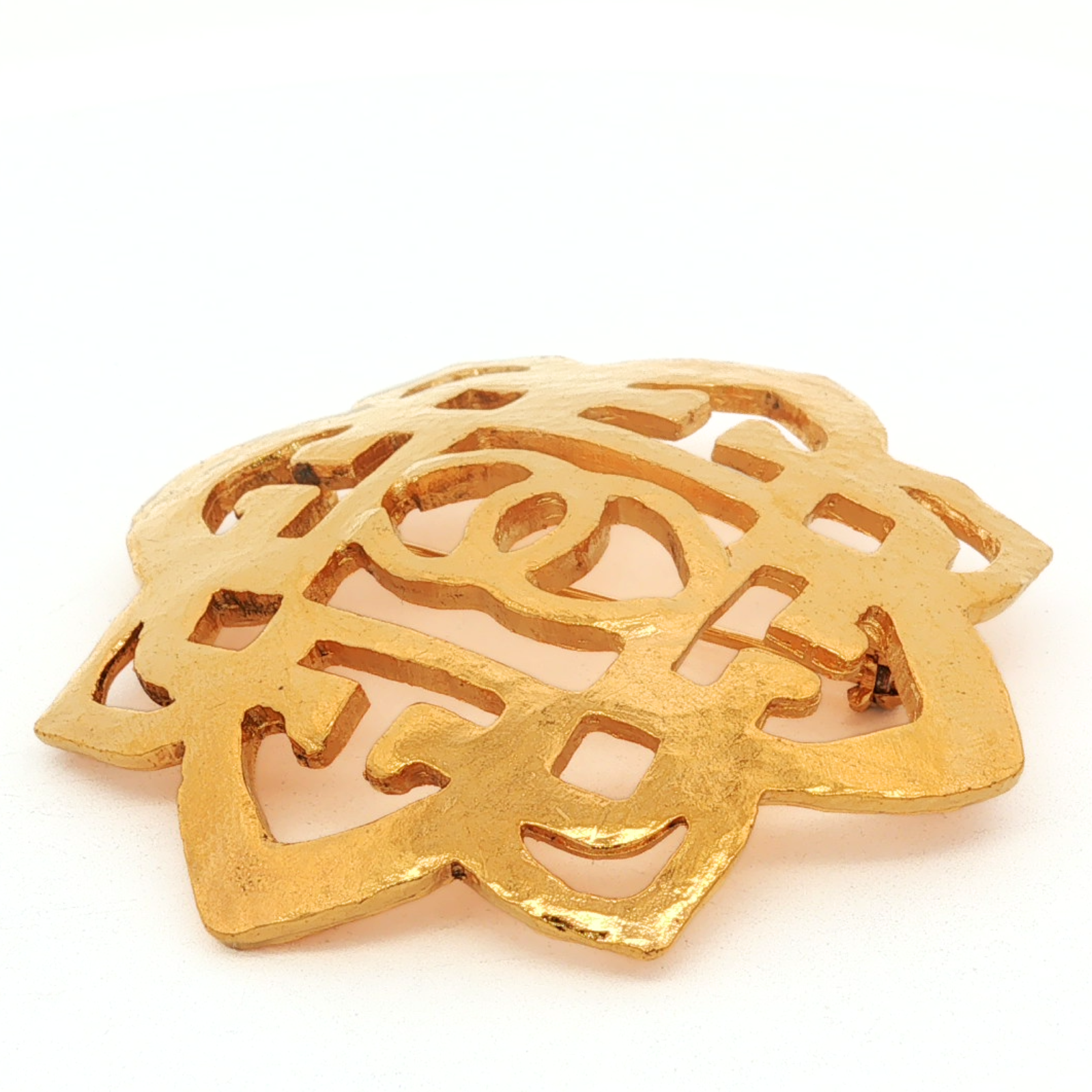 Brass Gold Brooch
