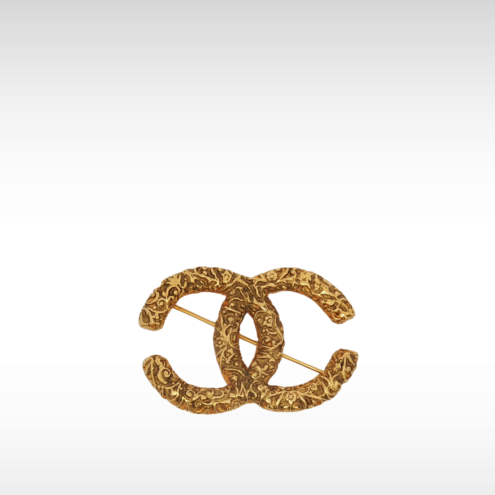 Metal Gold Brooch
