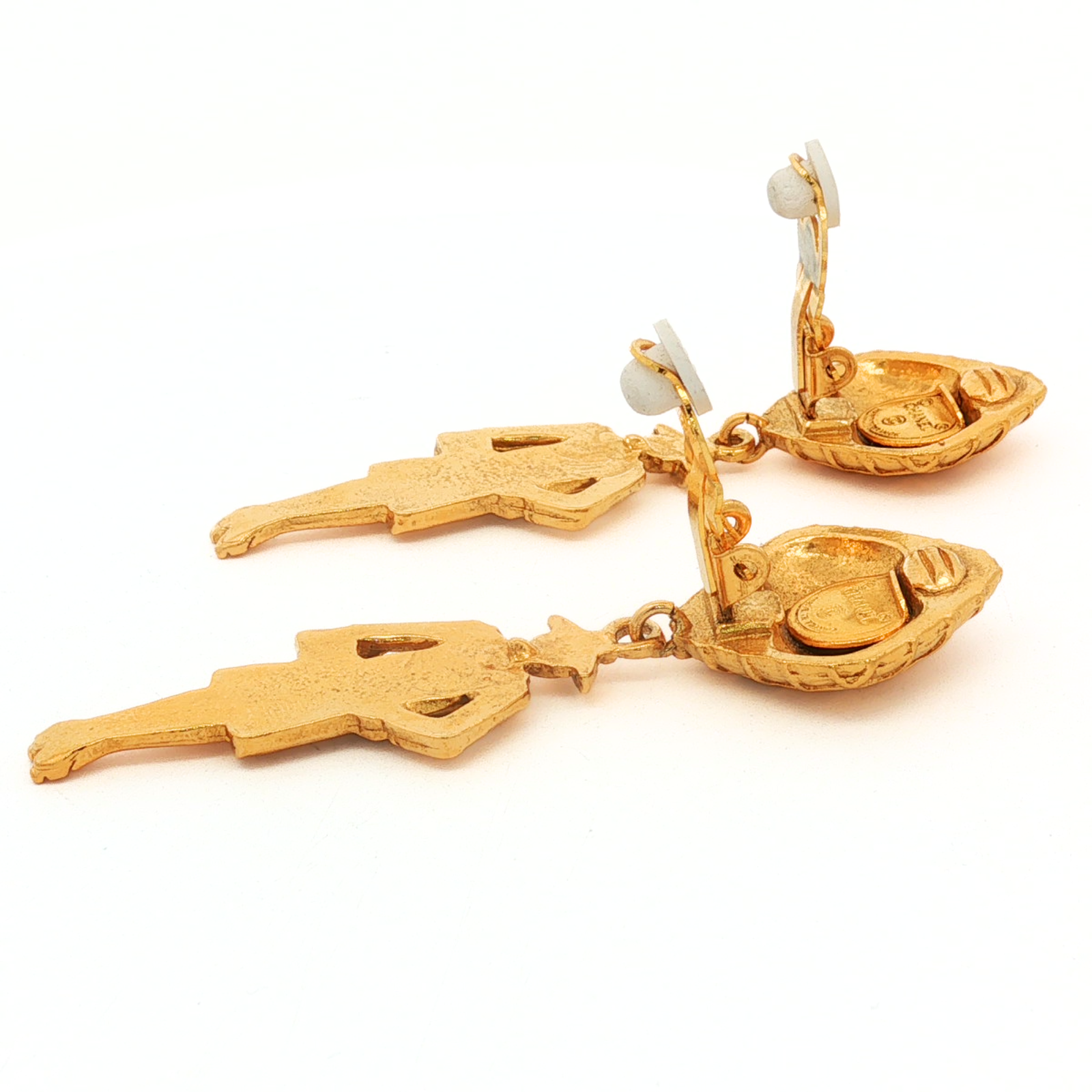 Brass Gold Earrings