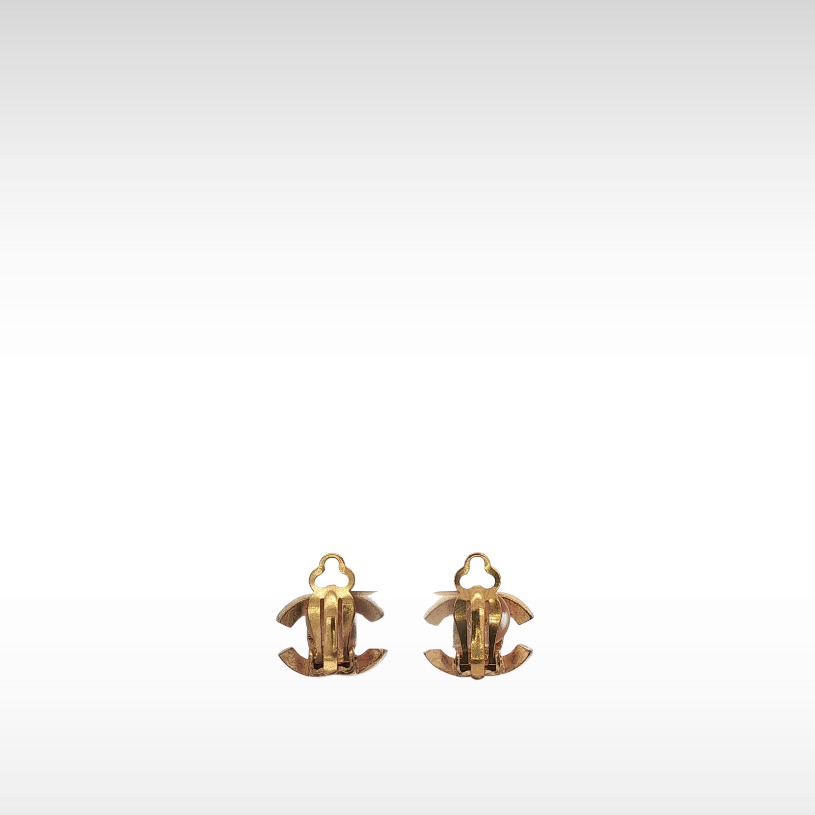 Brass Transparent Earrings