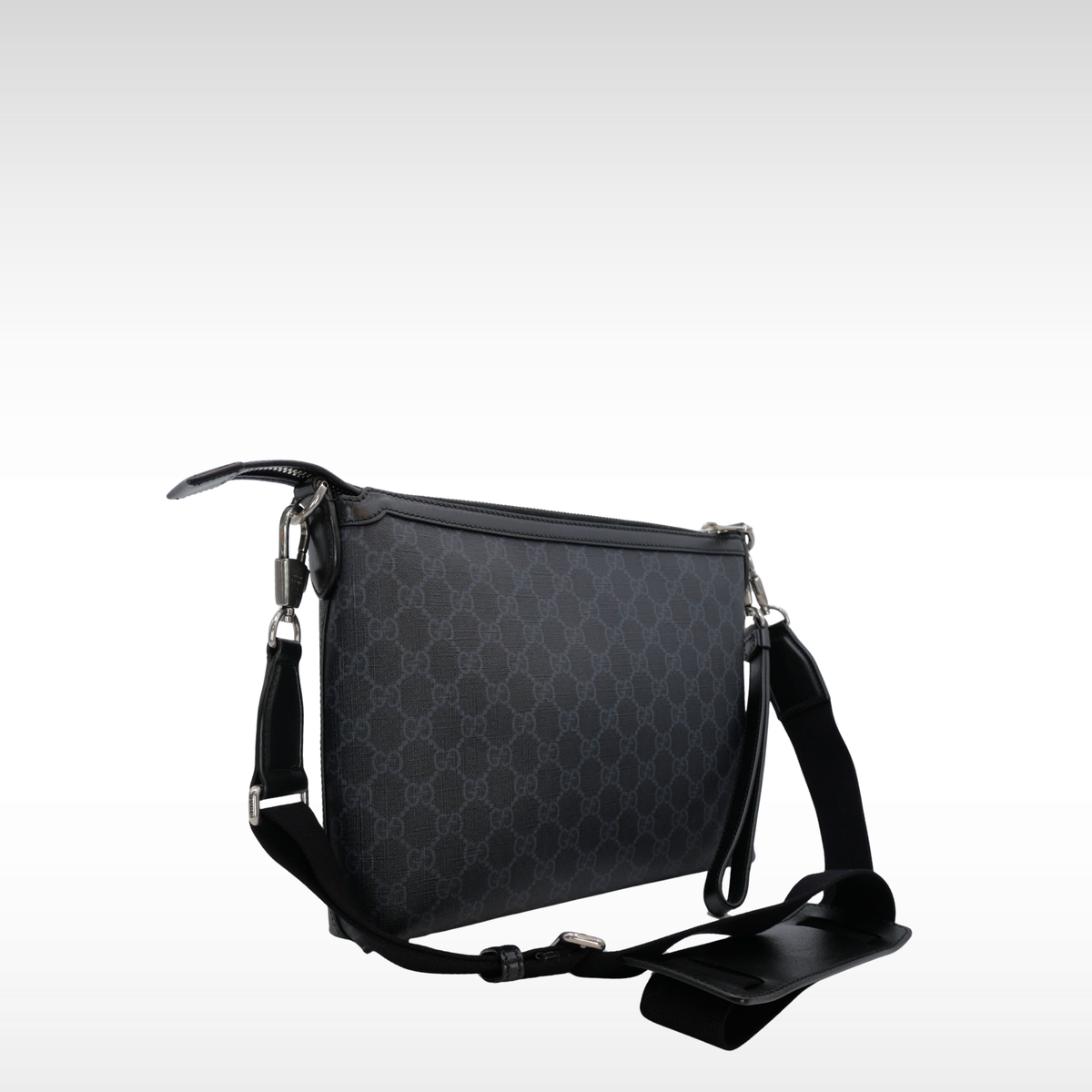 Interlocking G GG-Supreme Coated Canvas Crossbody Bag