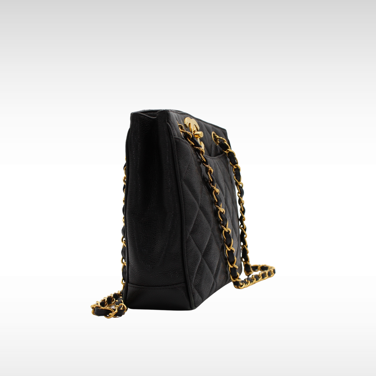 Caviar Black Shoulder Bag