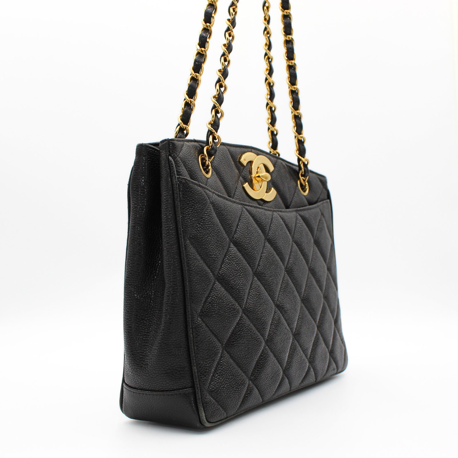 Caviar Black Shoulder Bag